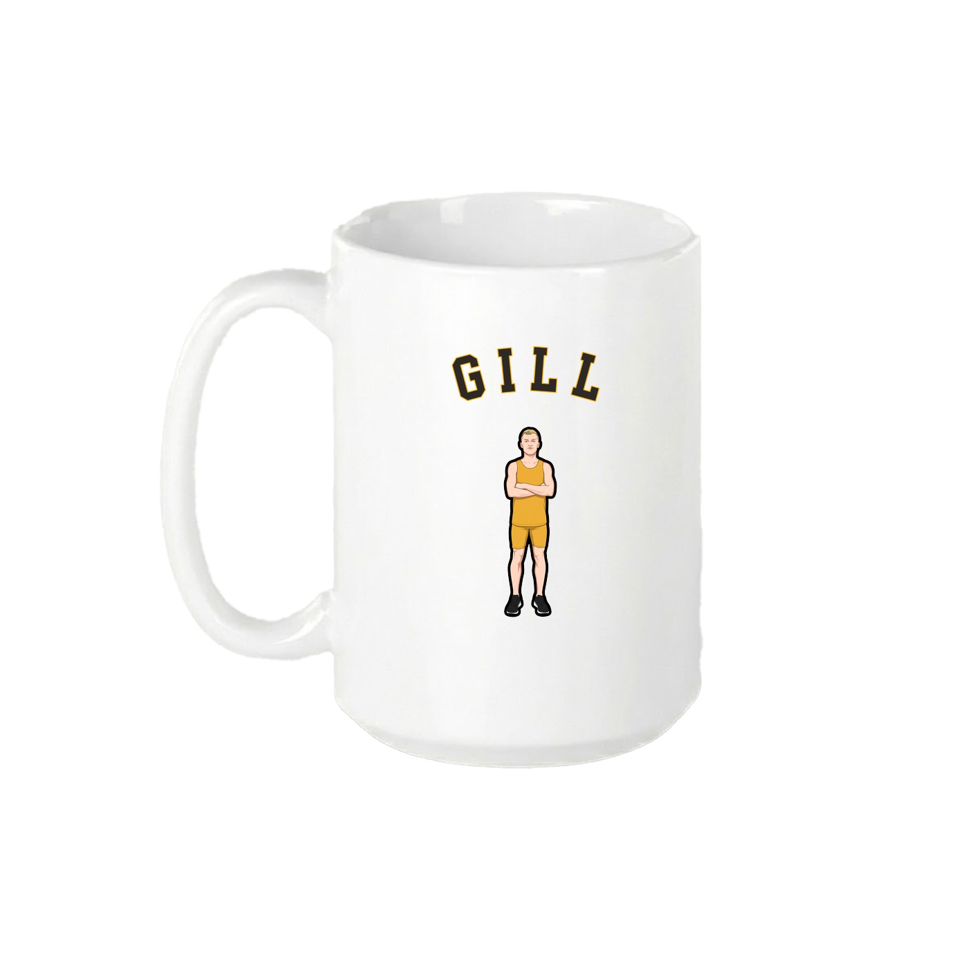 15oz Coffee Mug — Shirsey Arch in White