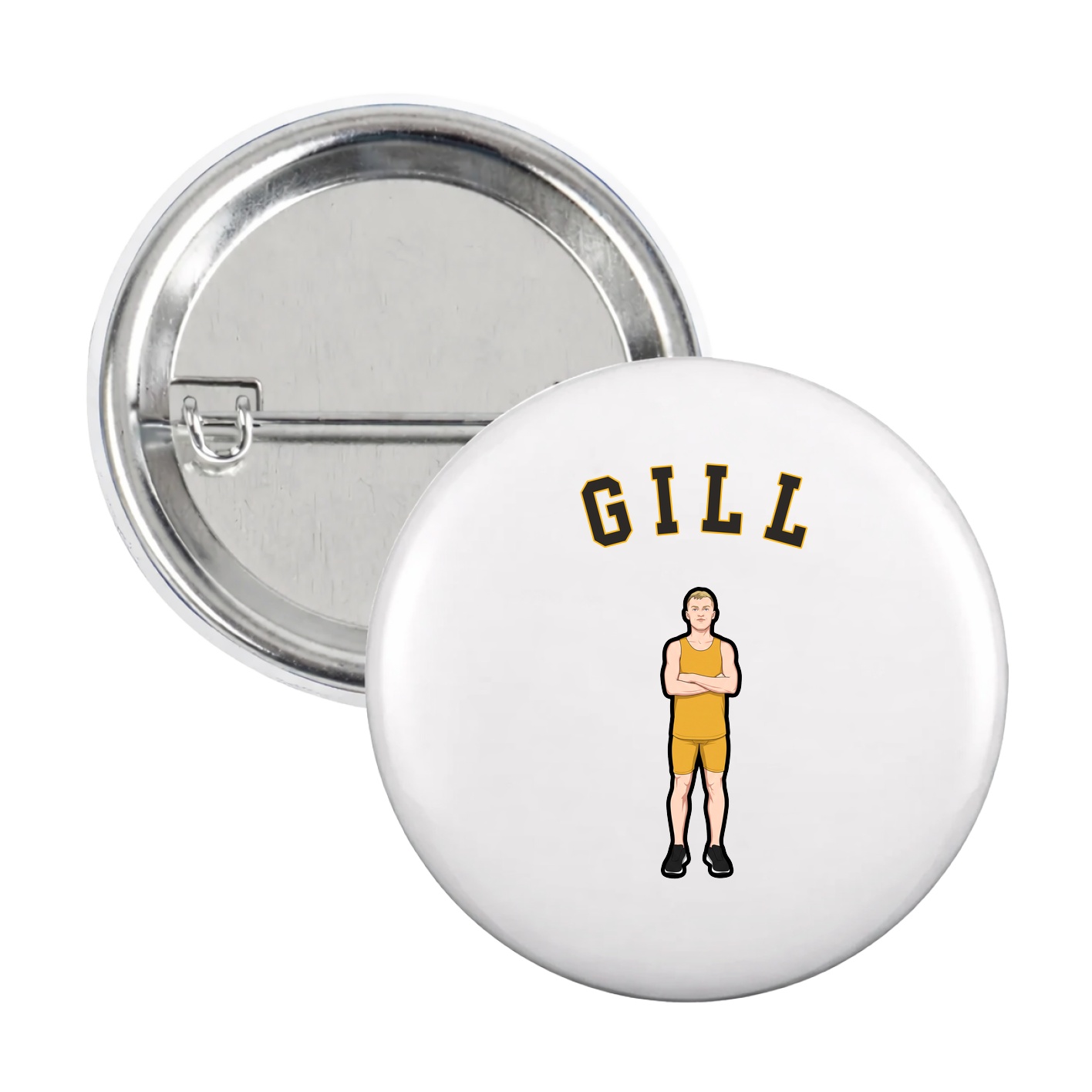 Game Day Button — Shirsey Arch in White