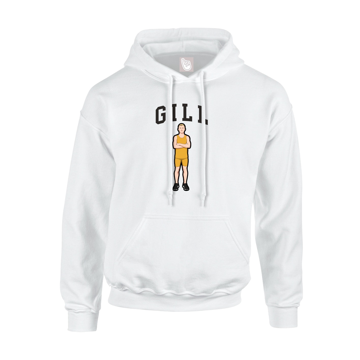 Hoodie — Shirsey in White