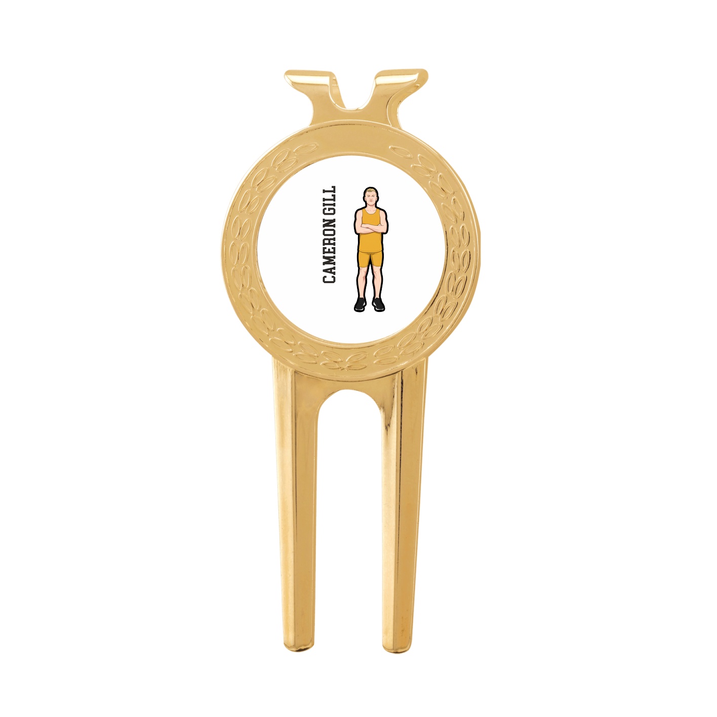 Divot Tool with Ball Marker — Name Vertical in Classic