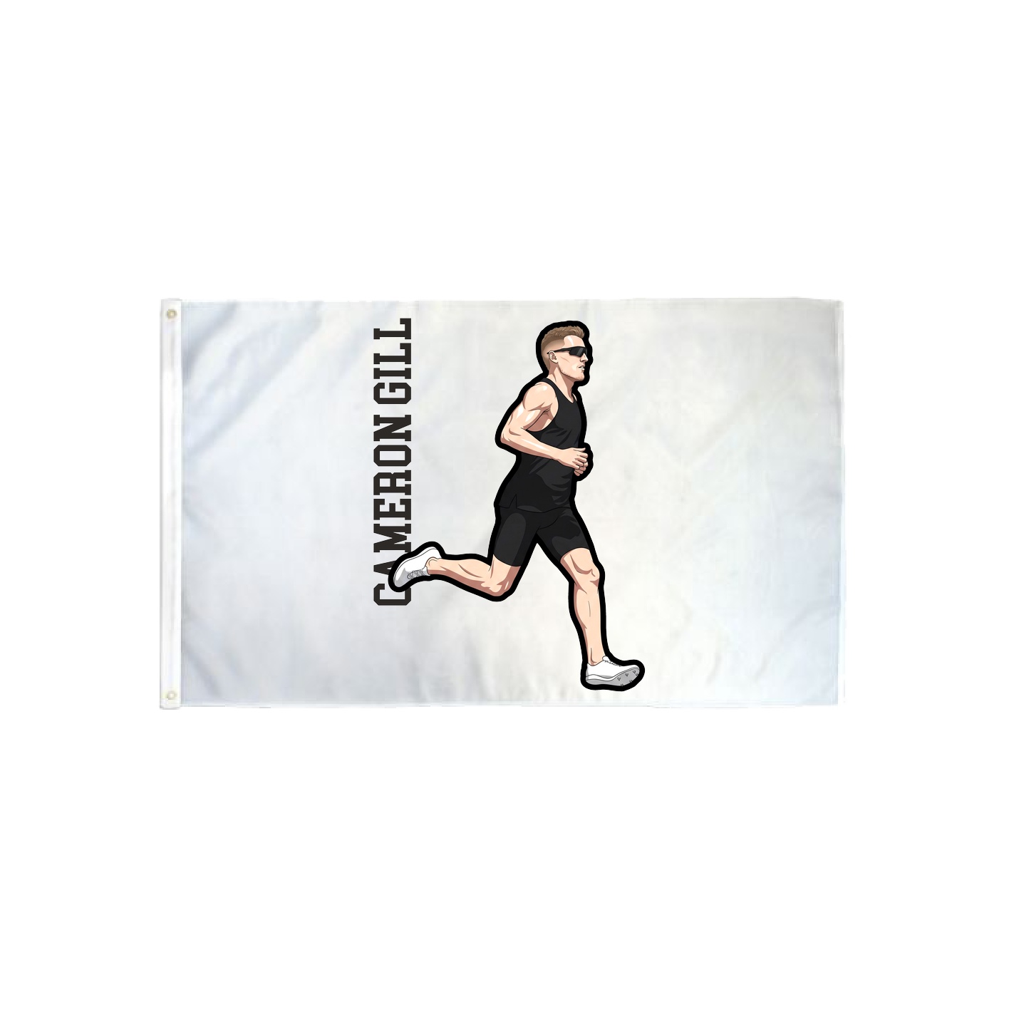 3x5 Flag — Name Vertical in Classic