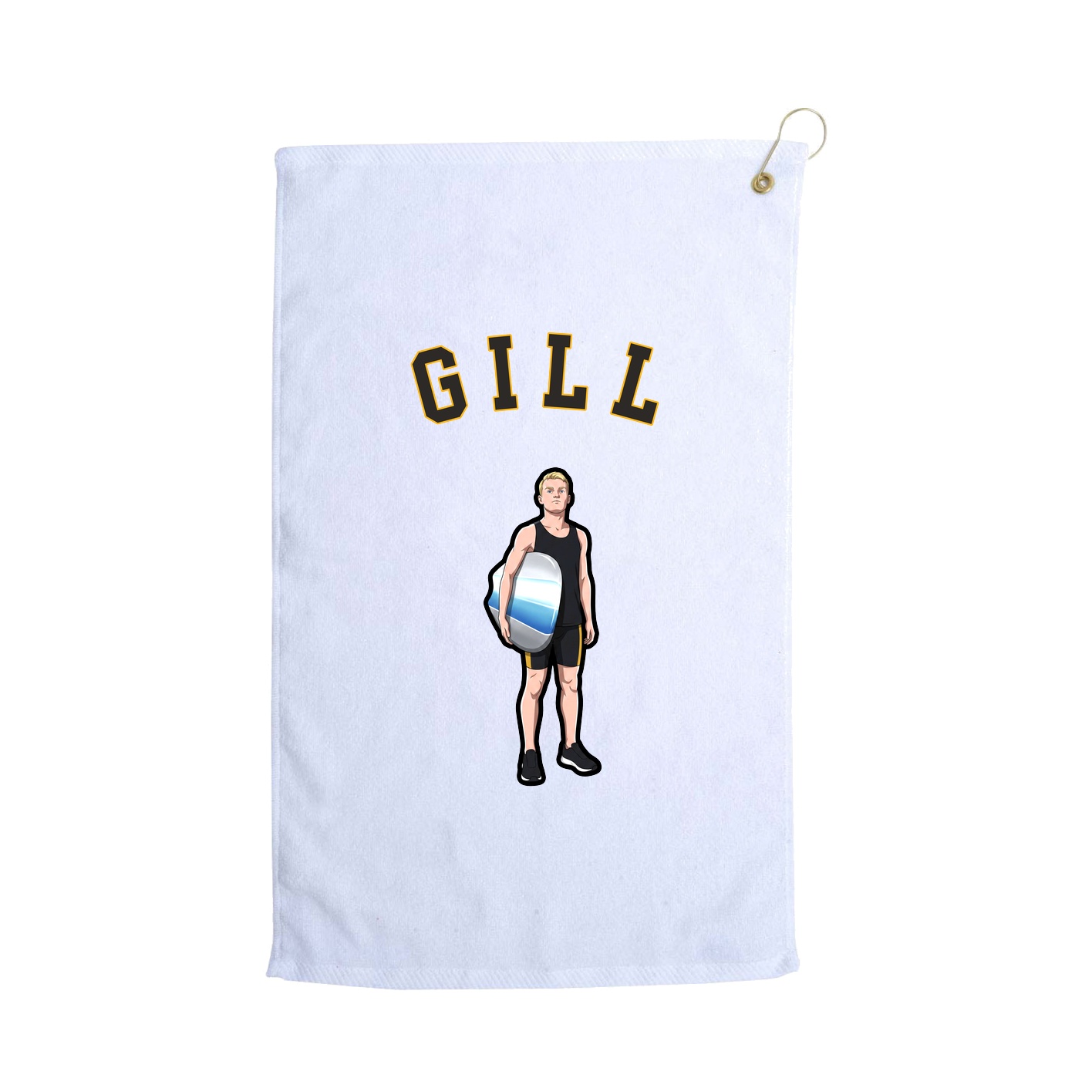 Golf Towel — Shirsey Arch in White