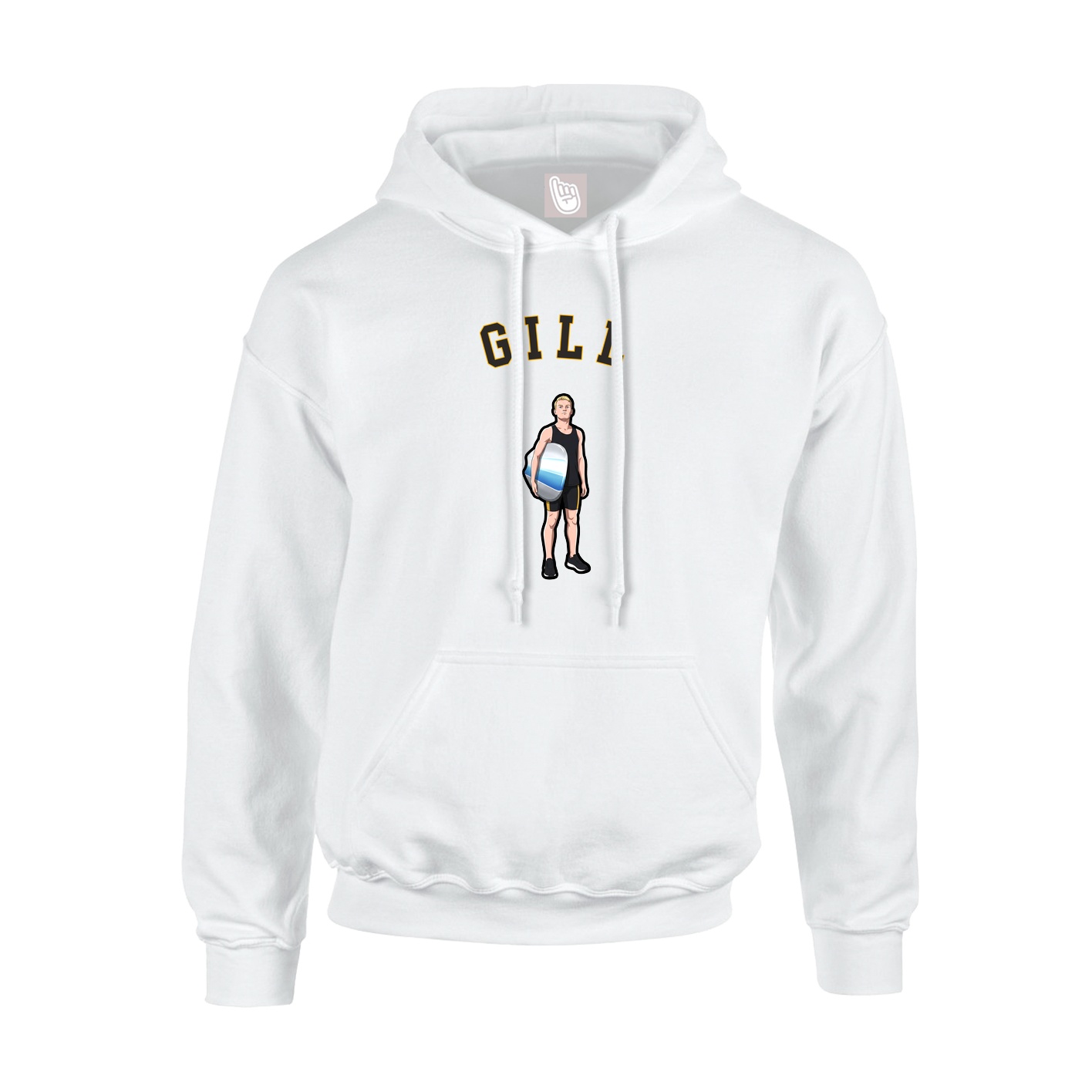 Hoodie — Shirsey Arch in White
