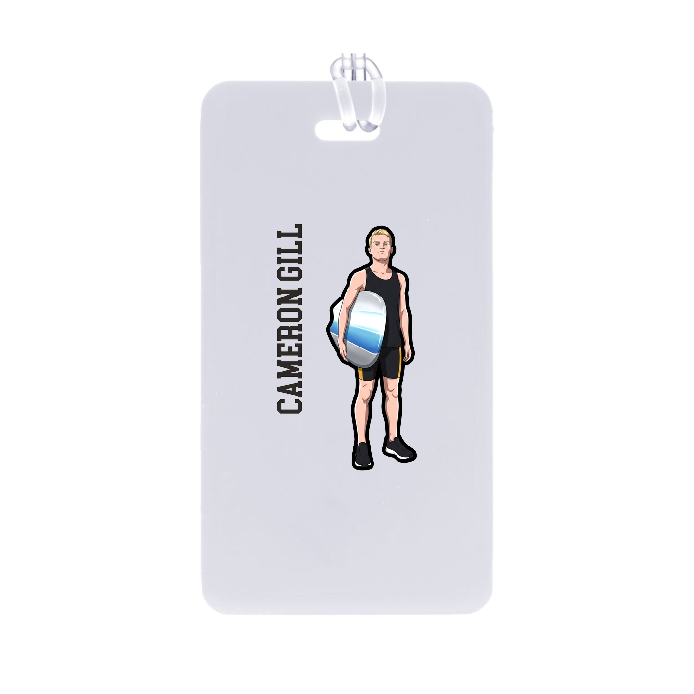 Bag Tag — Name Vertical in Classic