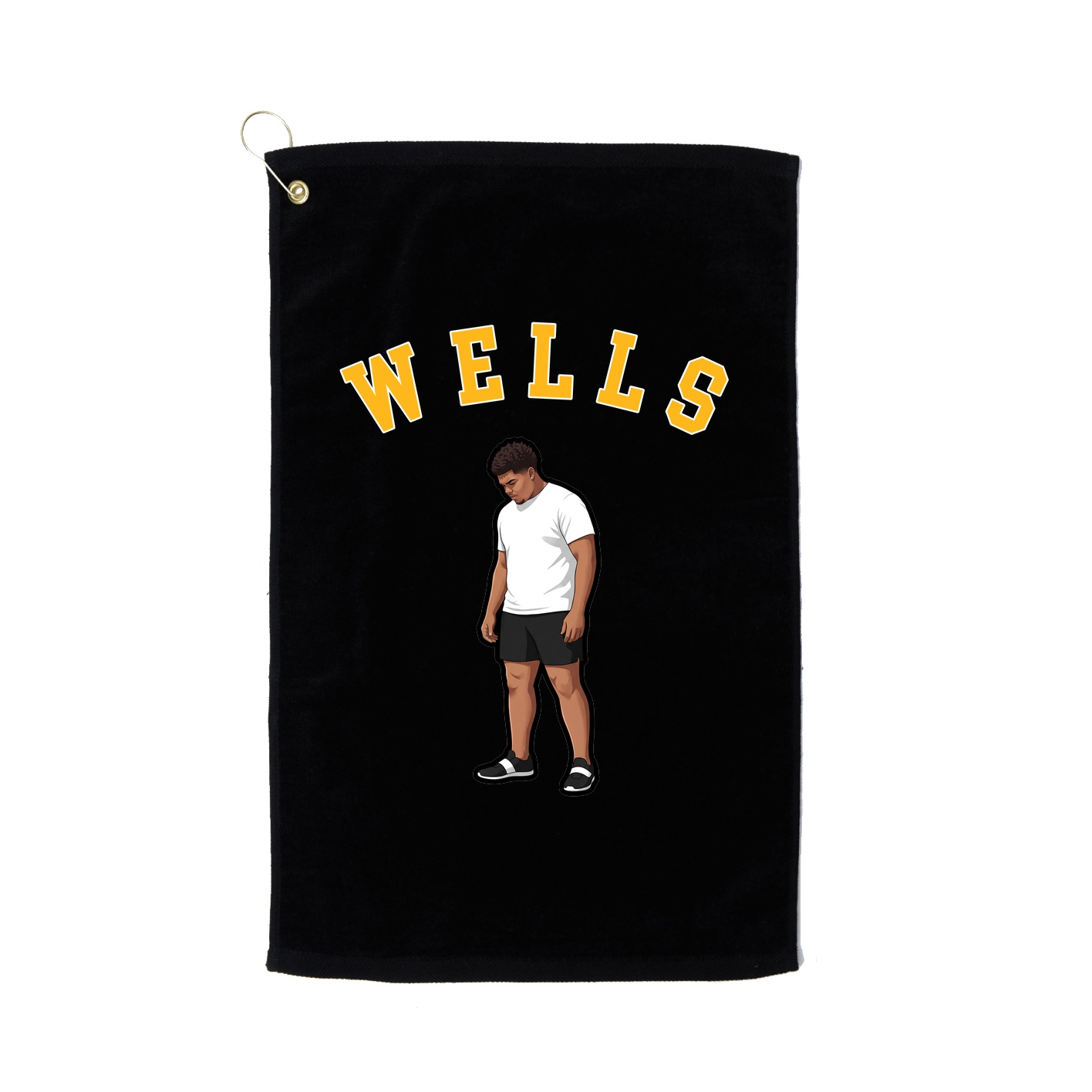 Golf Towel — Shirsey Arch in Black
