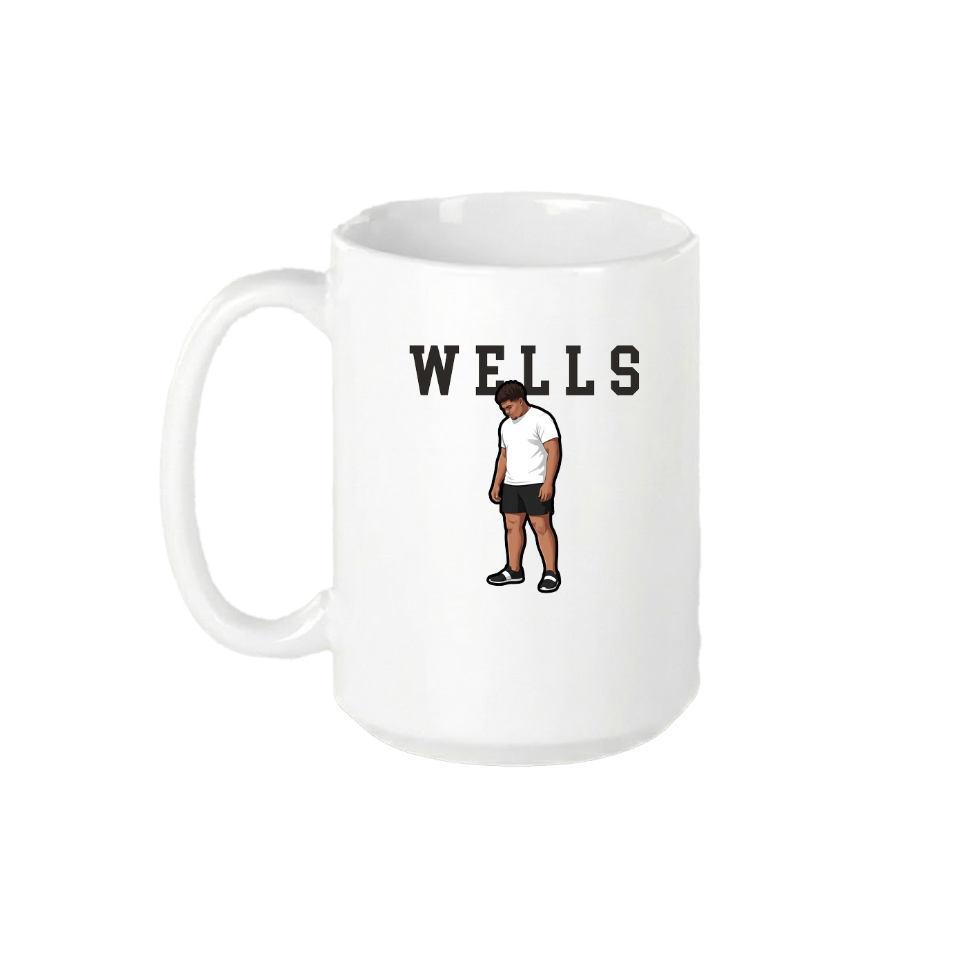 15oz Coffee Mug — Shirsey in White