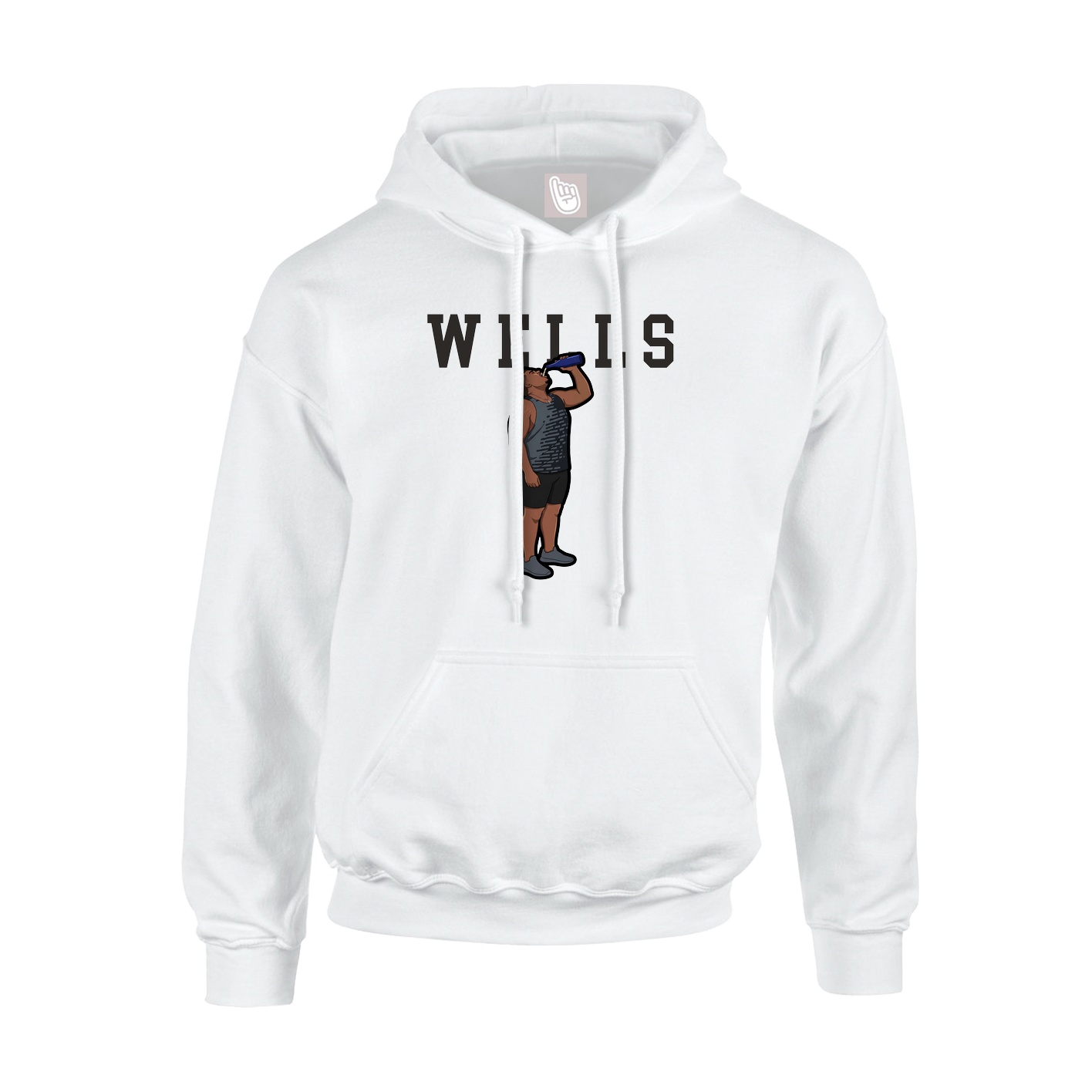Hoodie — Shirsey in White