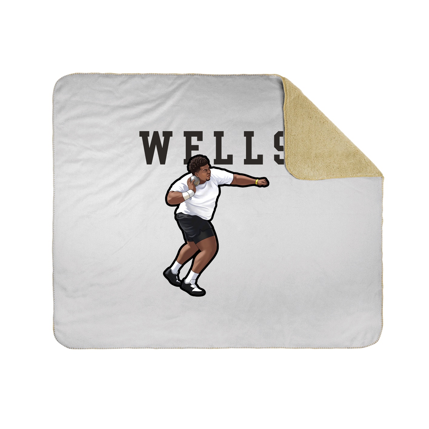 Throw Blanket — Shirsey in White