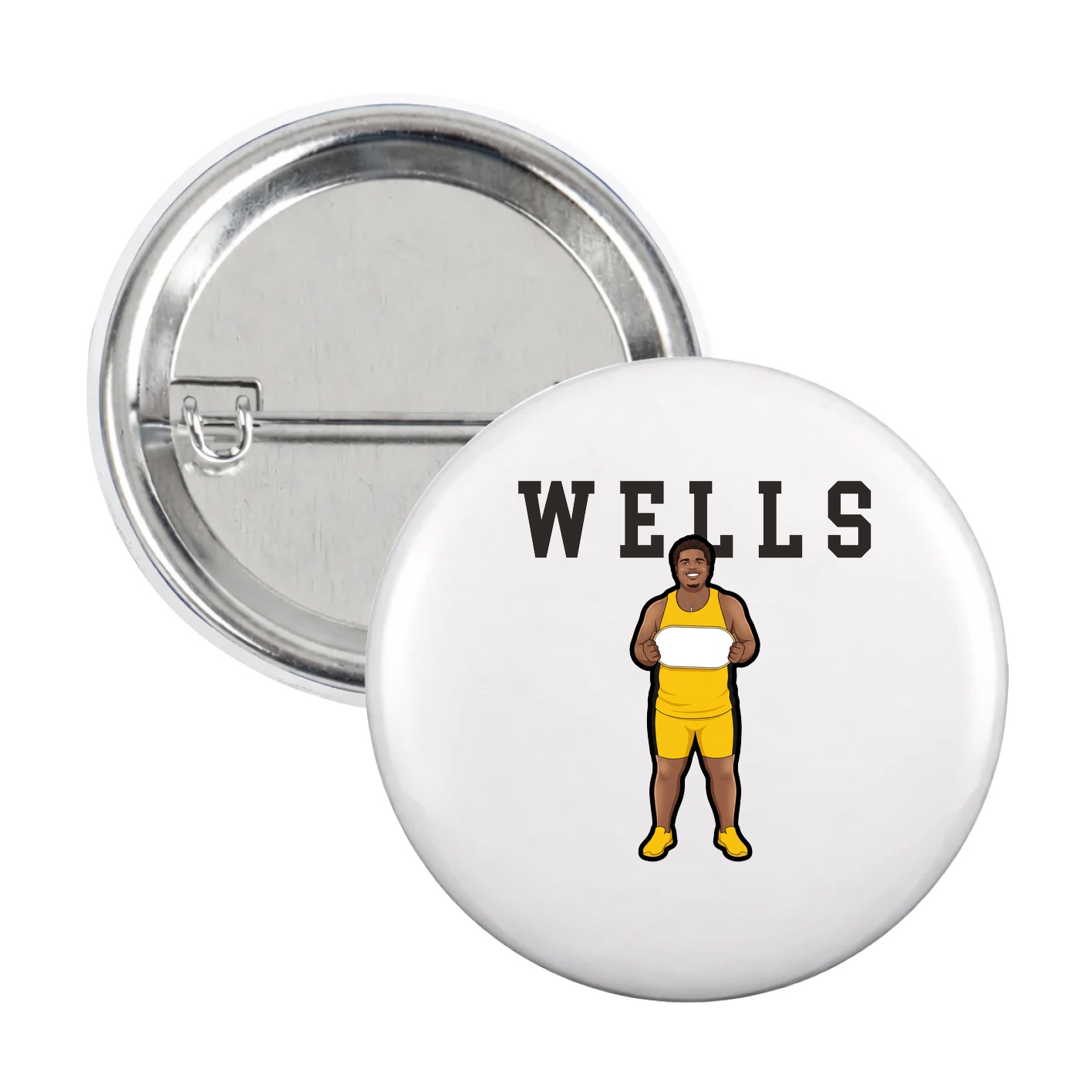 Game Day Button — Shirsey in White