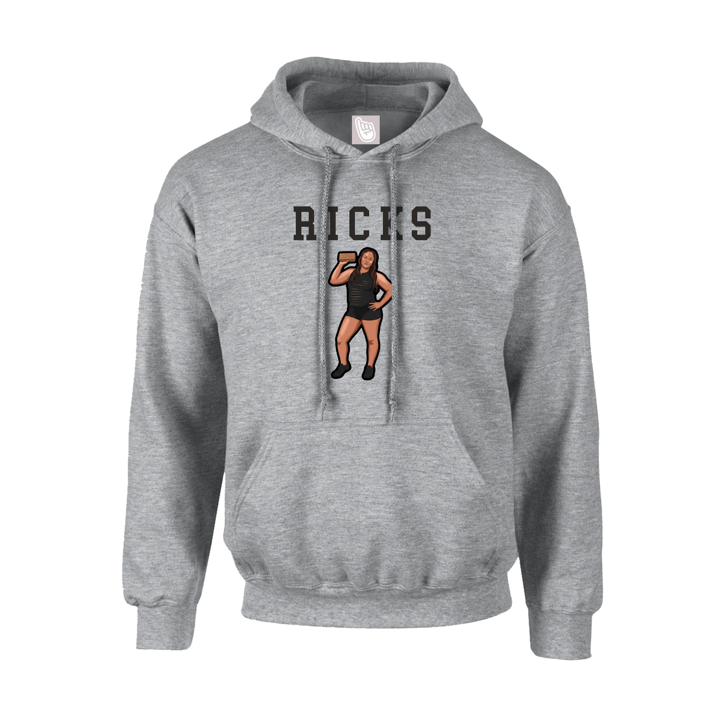 Hoodie — Shirsey in Grey