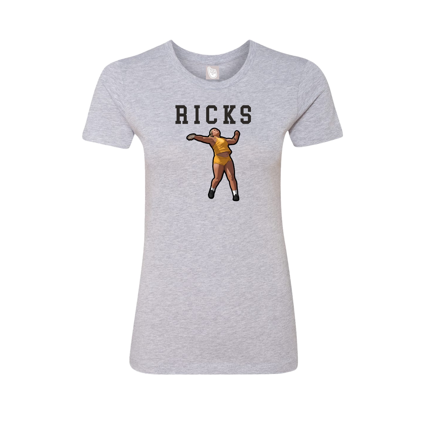 Fitted Women's Tee — Shirsey in Grey