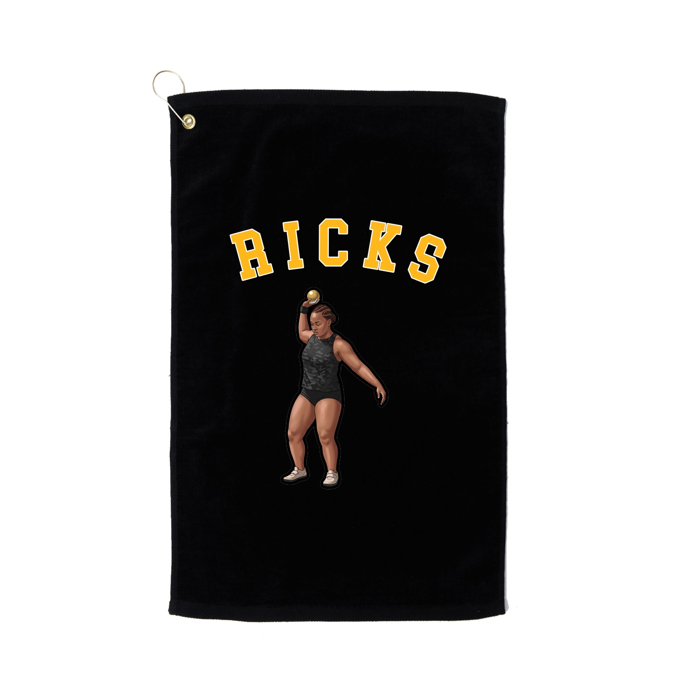 Golf Towel — Shirsey Arch in Black