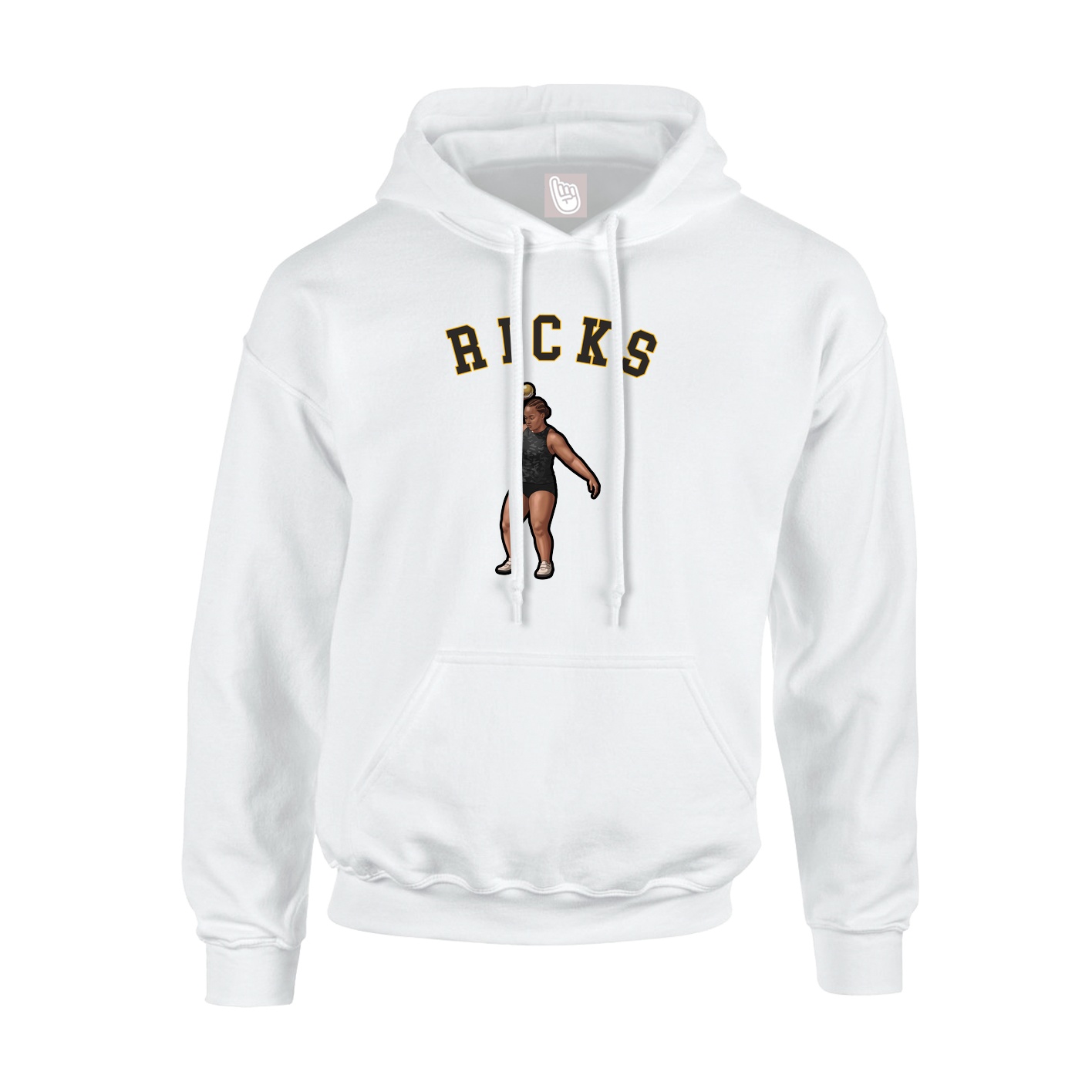 Youth Hoodie — Shirsey Arch in White