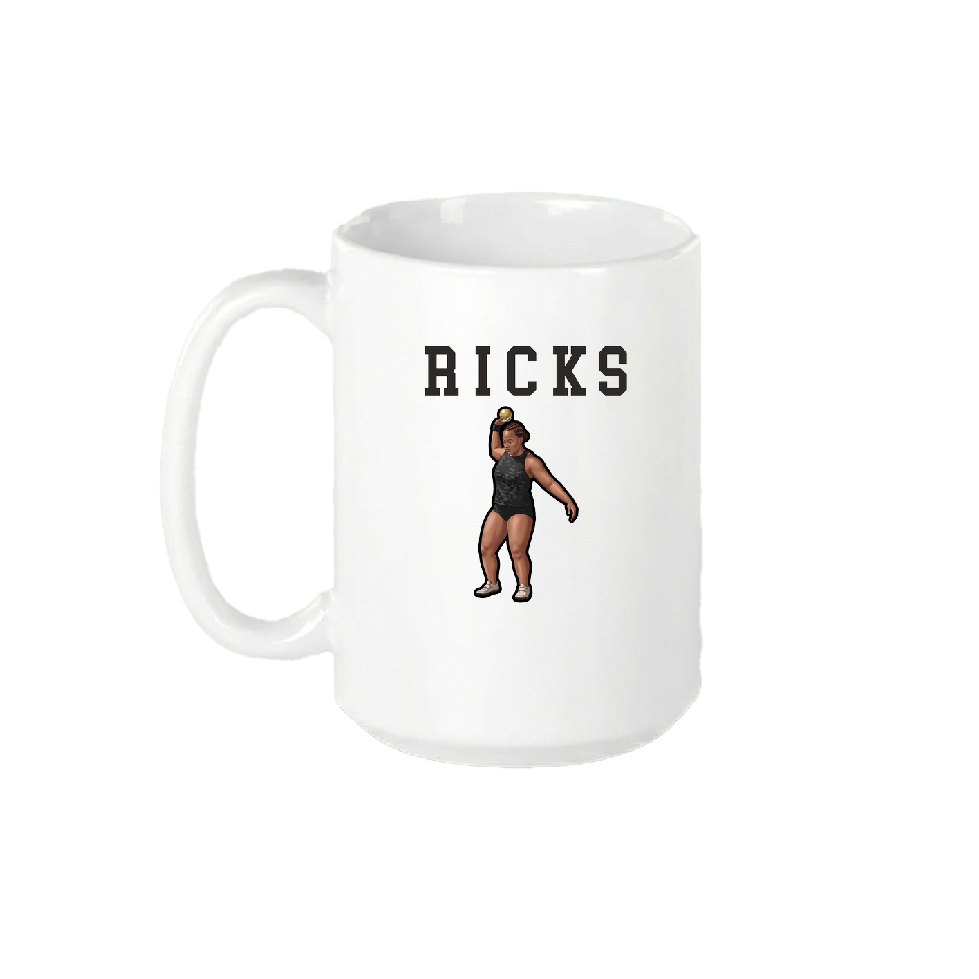 15oz Coffee Mug — Shirsey in White