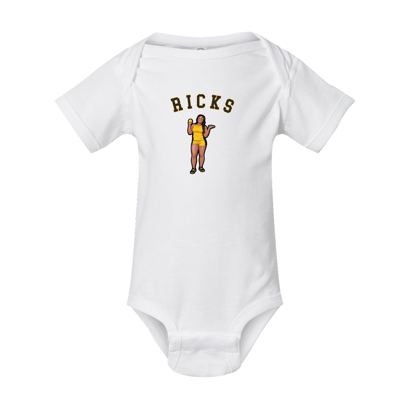 Baby Onesie — Shirsey Arch in White