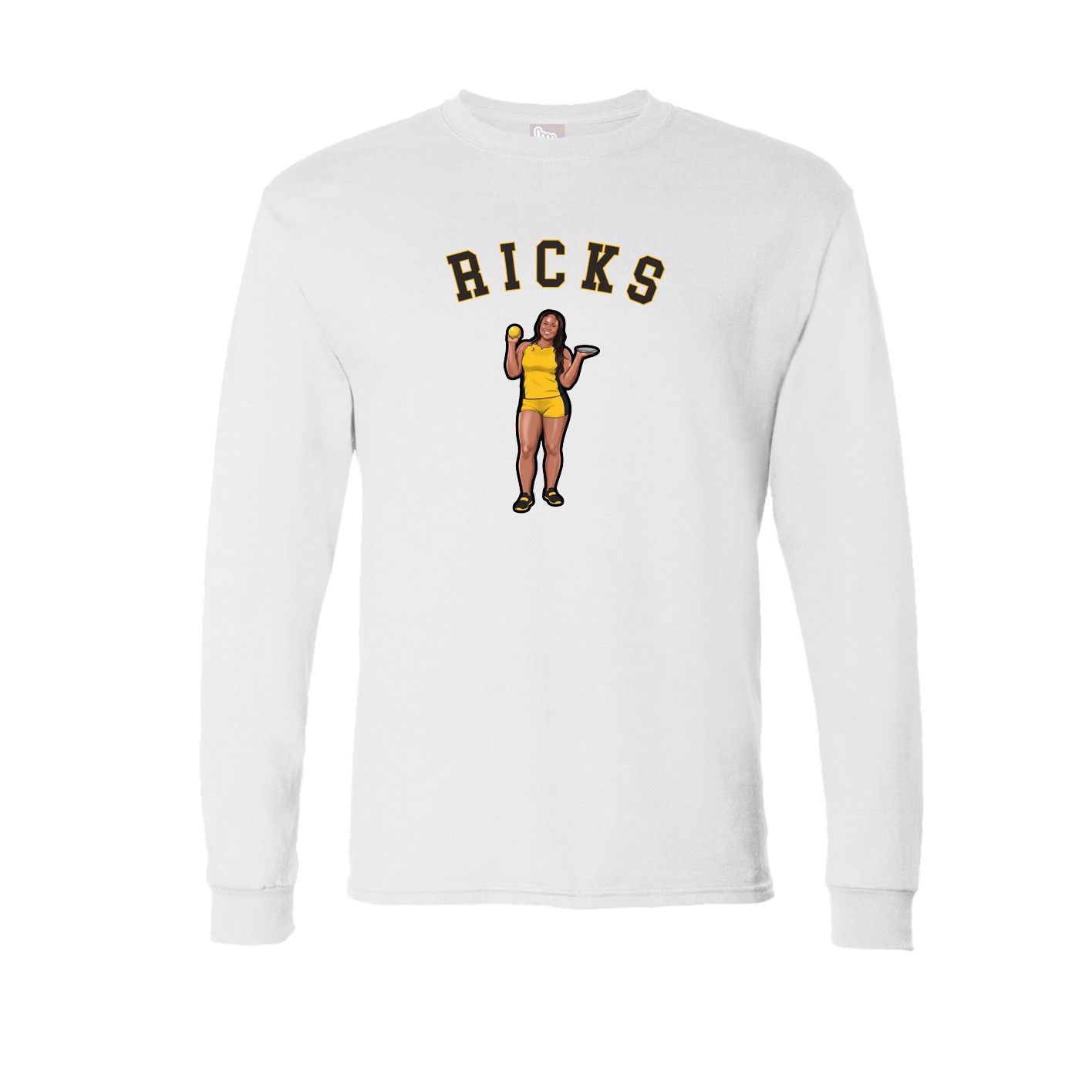 Long Sleeve Tee — Shirsey Arch in White
