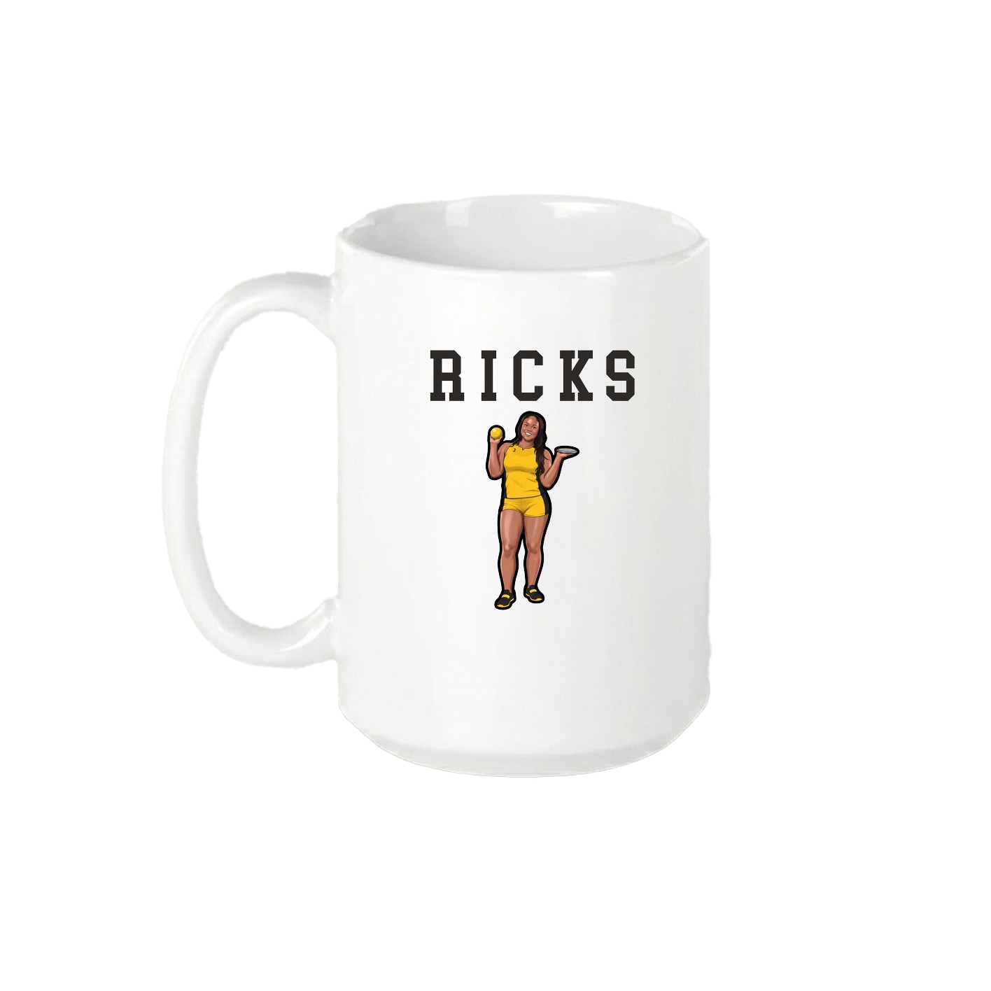 15oz Coffee Mug — Shirsey in White