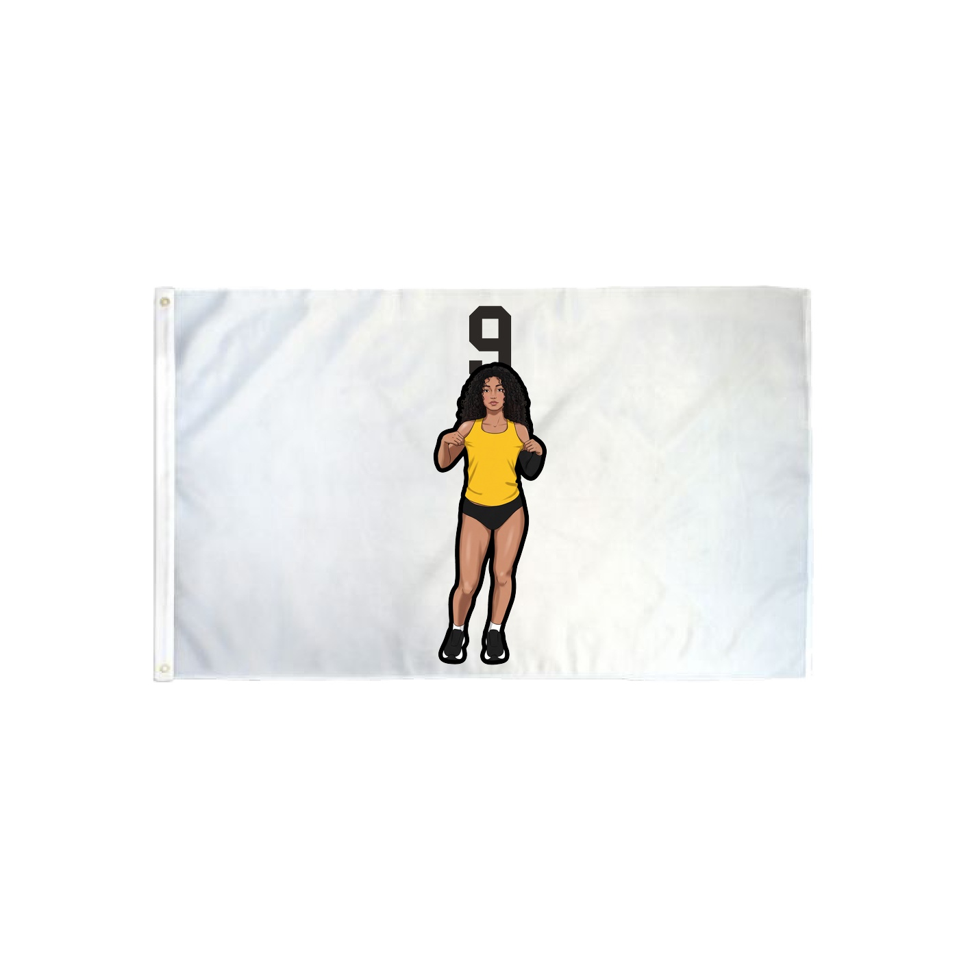 3x5 Flag — Number Top in Classic