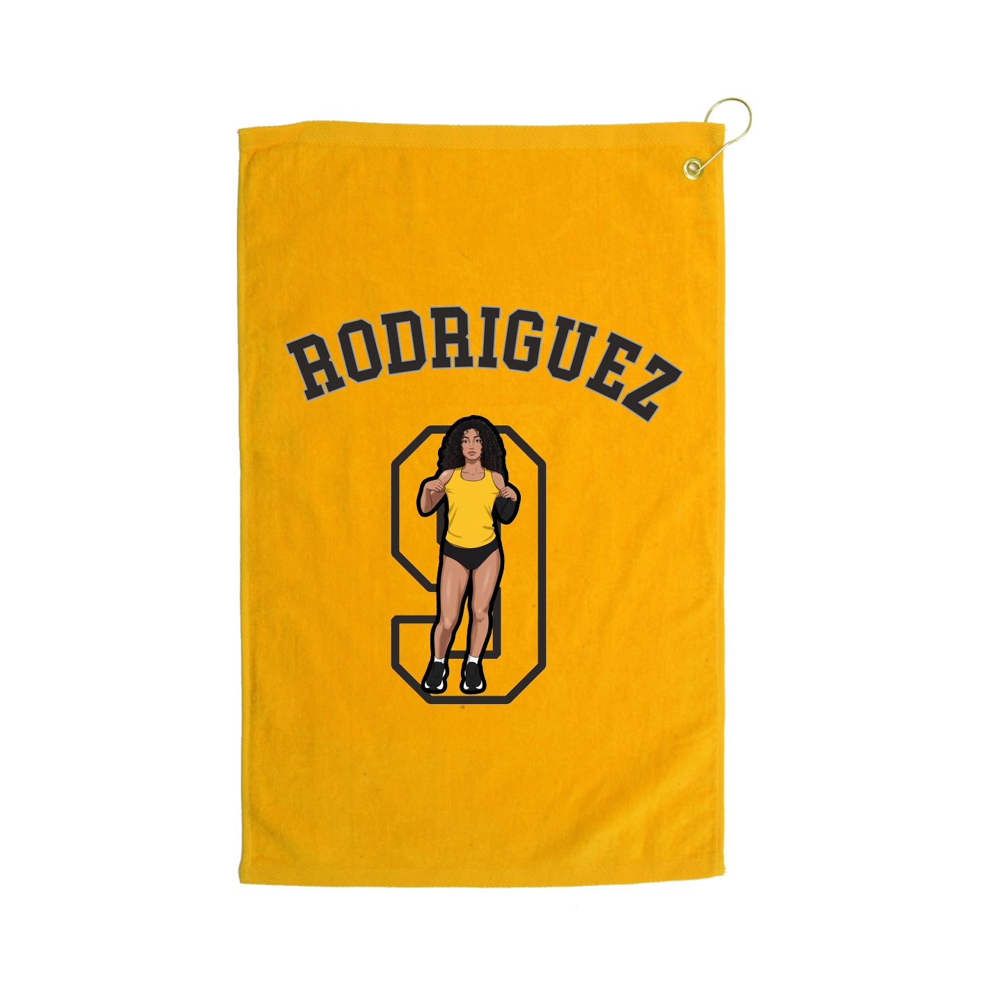 Golf Towel — Shirsey Arch in Gold