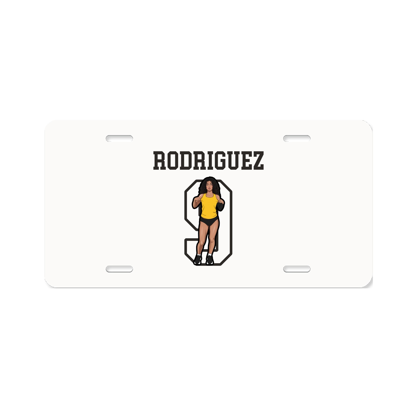 License Plate — Shirsey in Classic