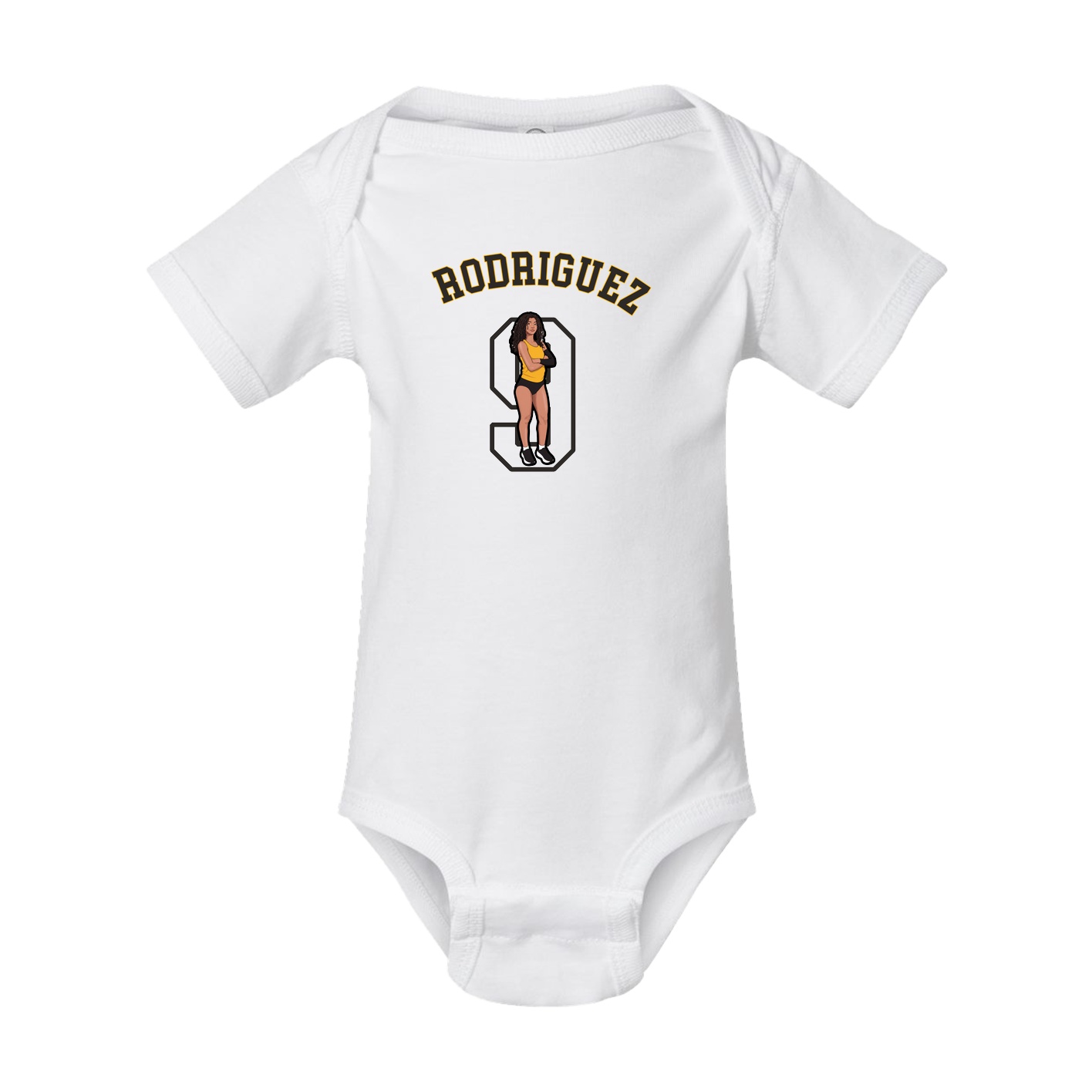 Baby Onesie — Shirsey Arch in White