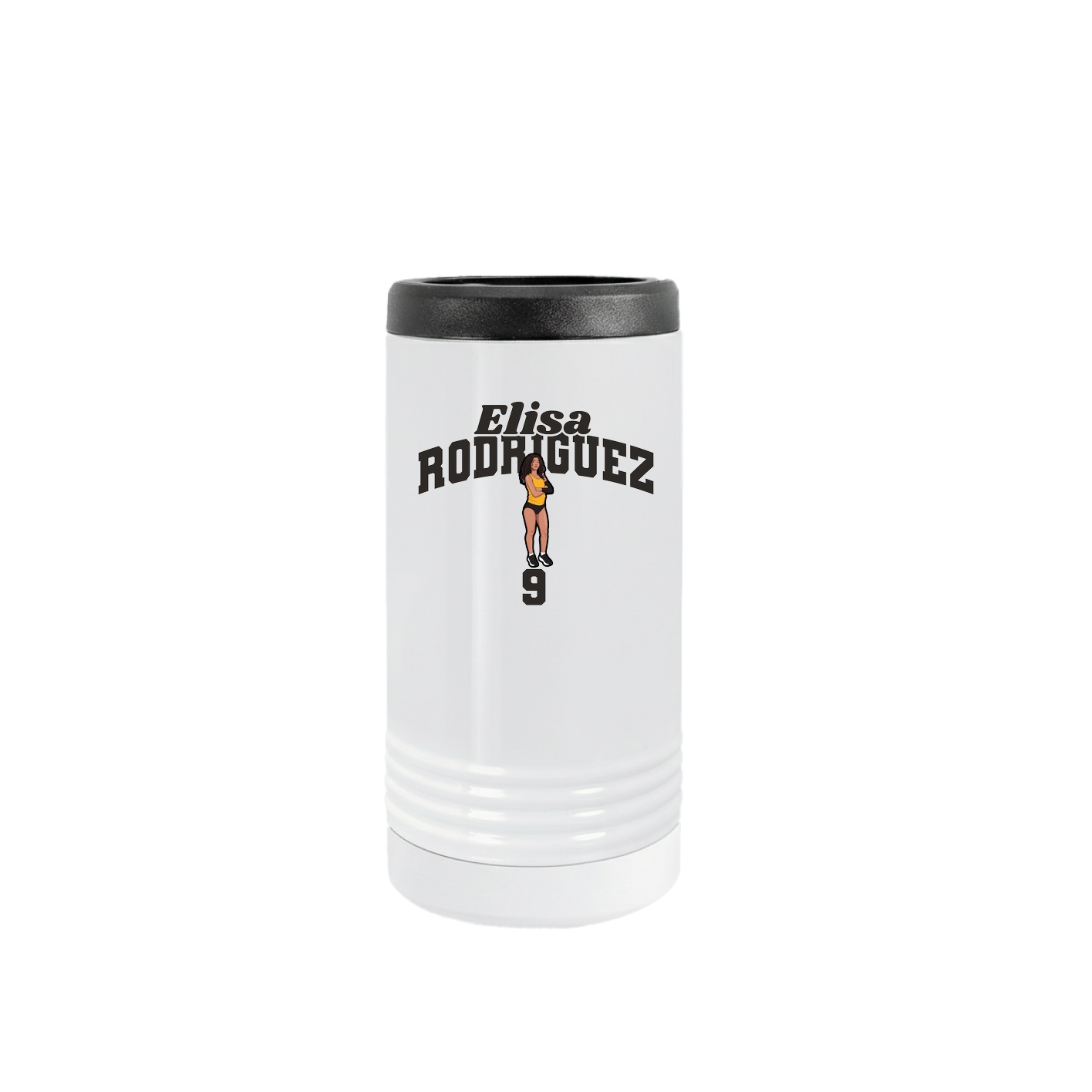 Slim Beverage Holder — Signature Arch in White