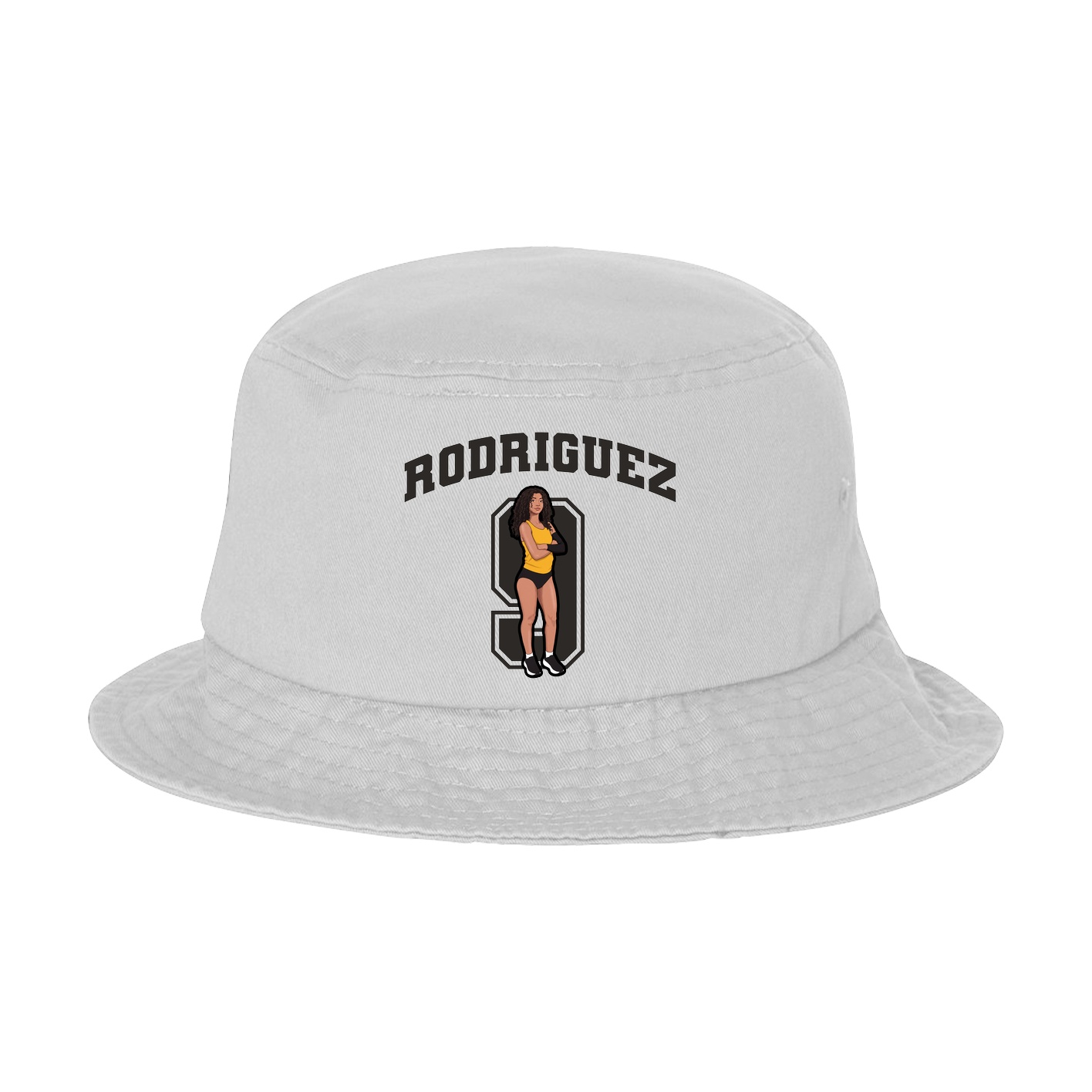 Bucket Cap — Number in White