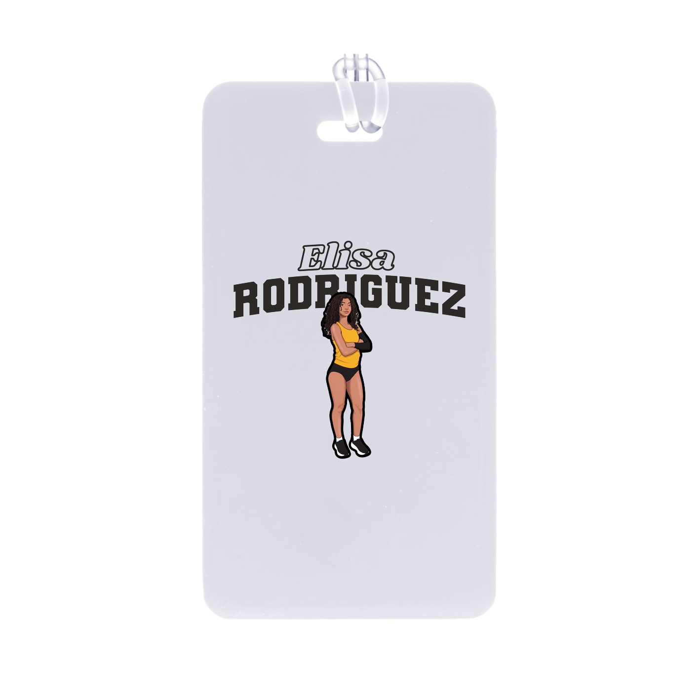 Bag Tag — Name Arch in Classic
