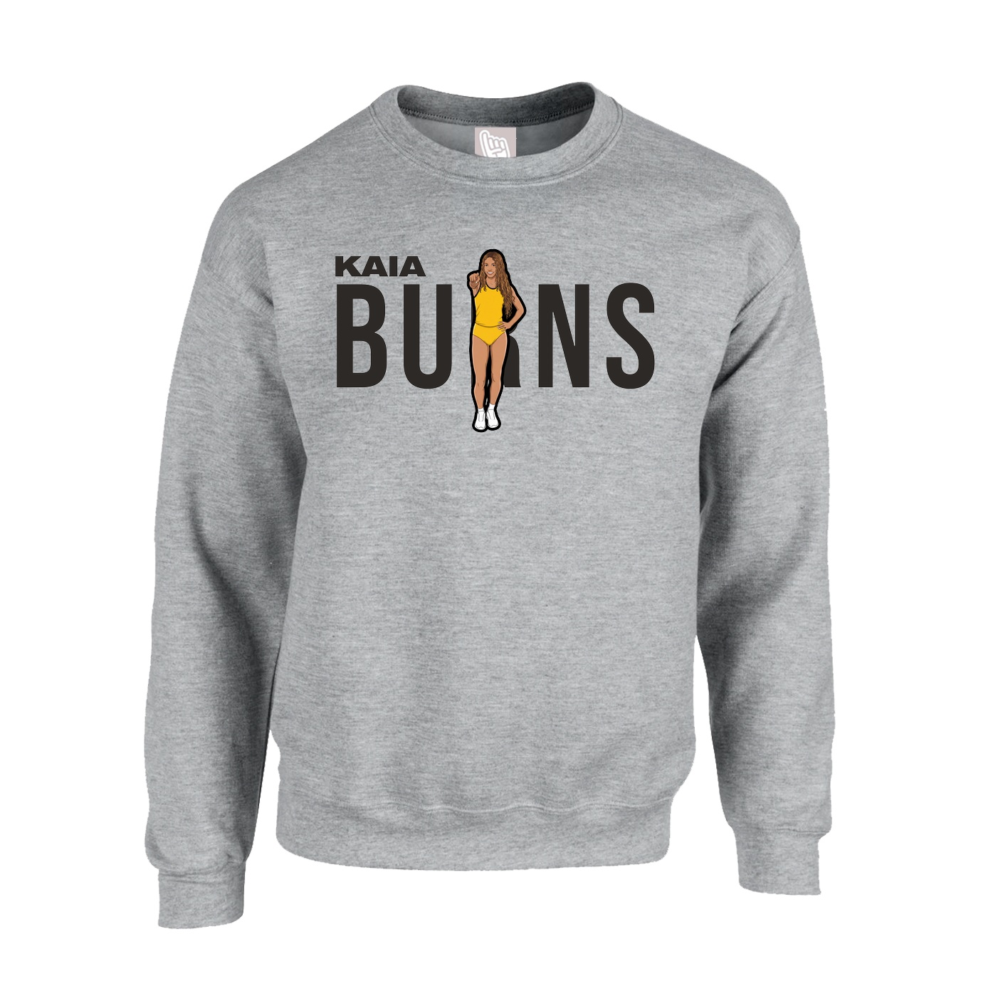 Fleece Crew — Player Name in Grey