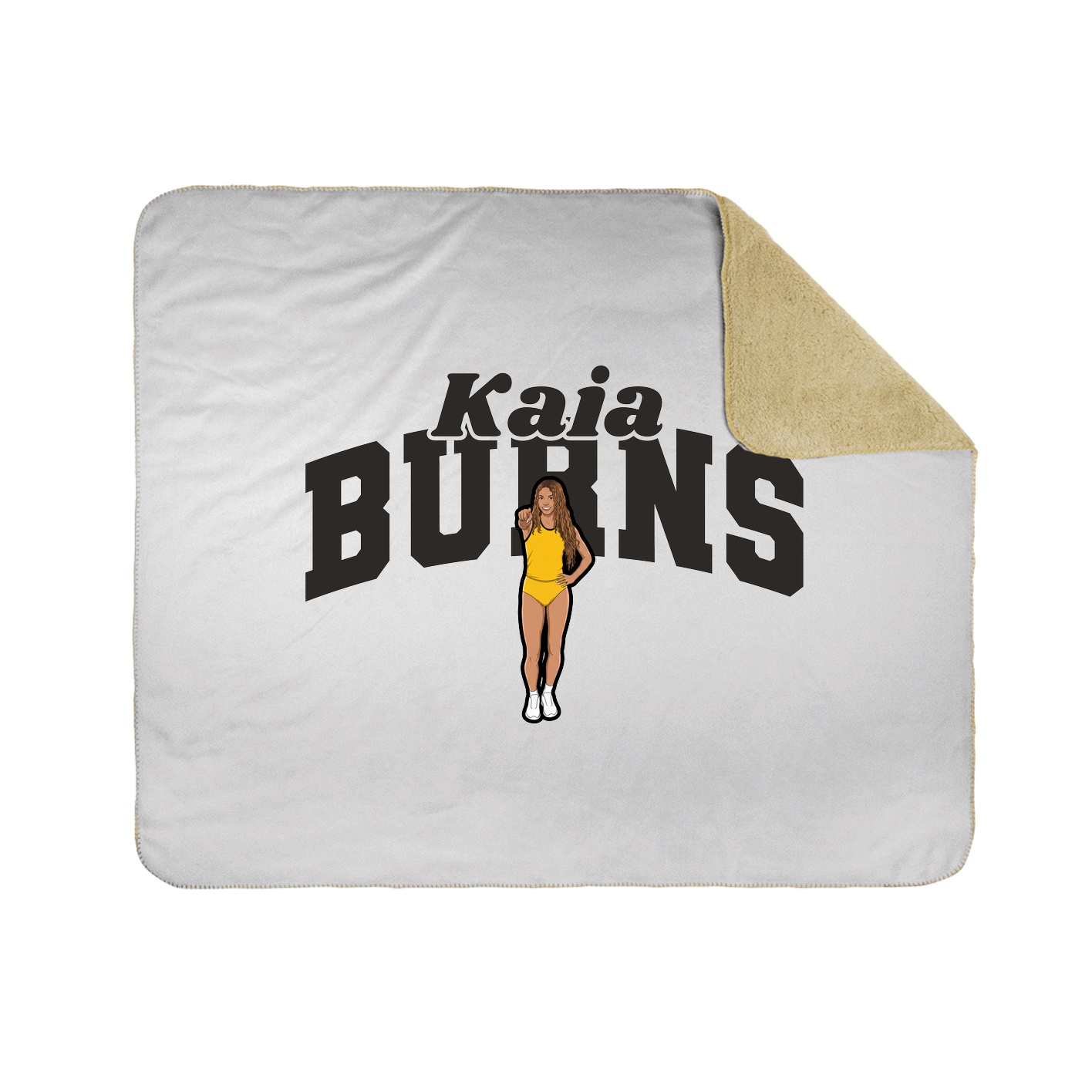 Throw Blanket — Signature Arch in White