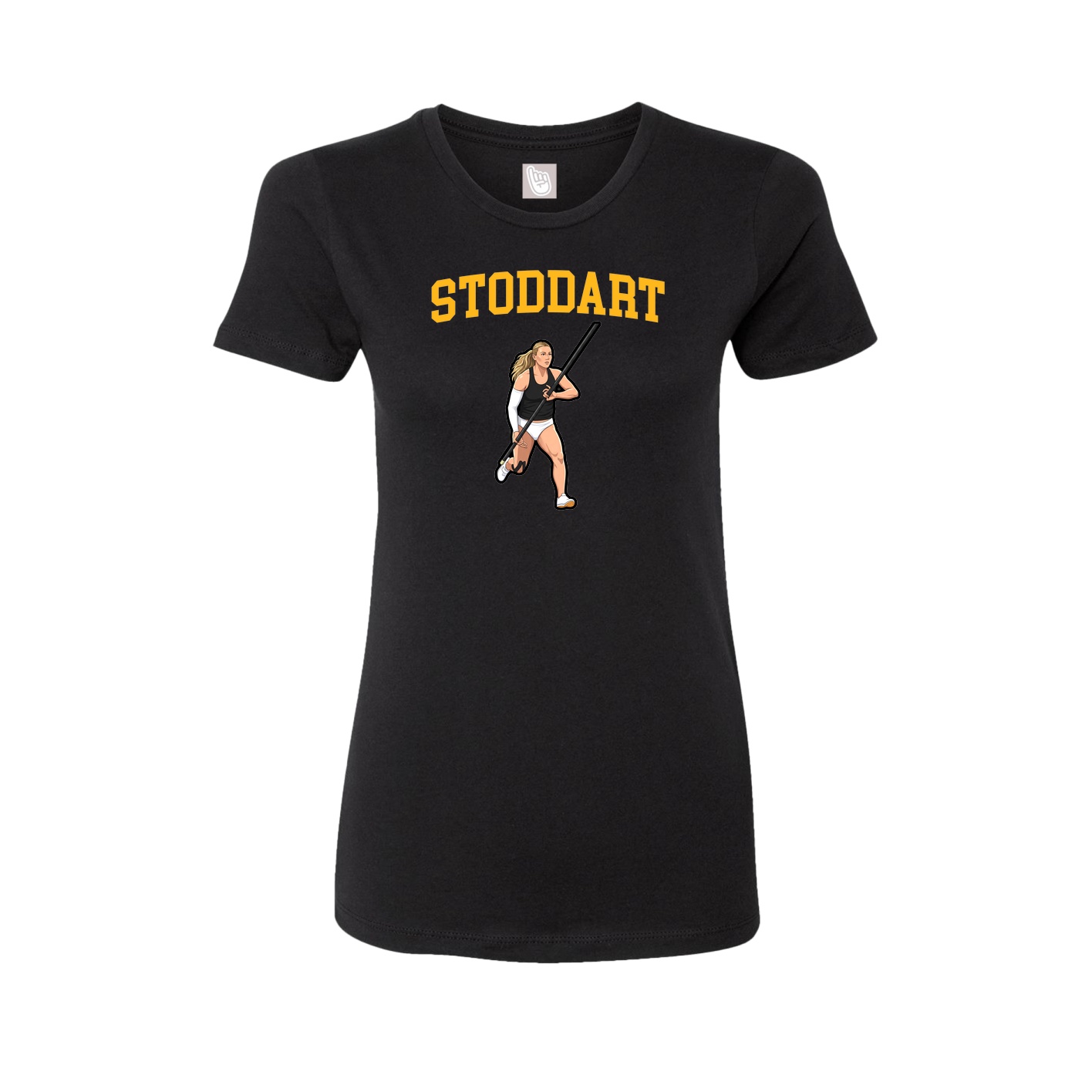 Fitted Women's Tee — Shirsey in Black
