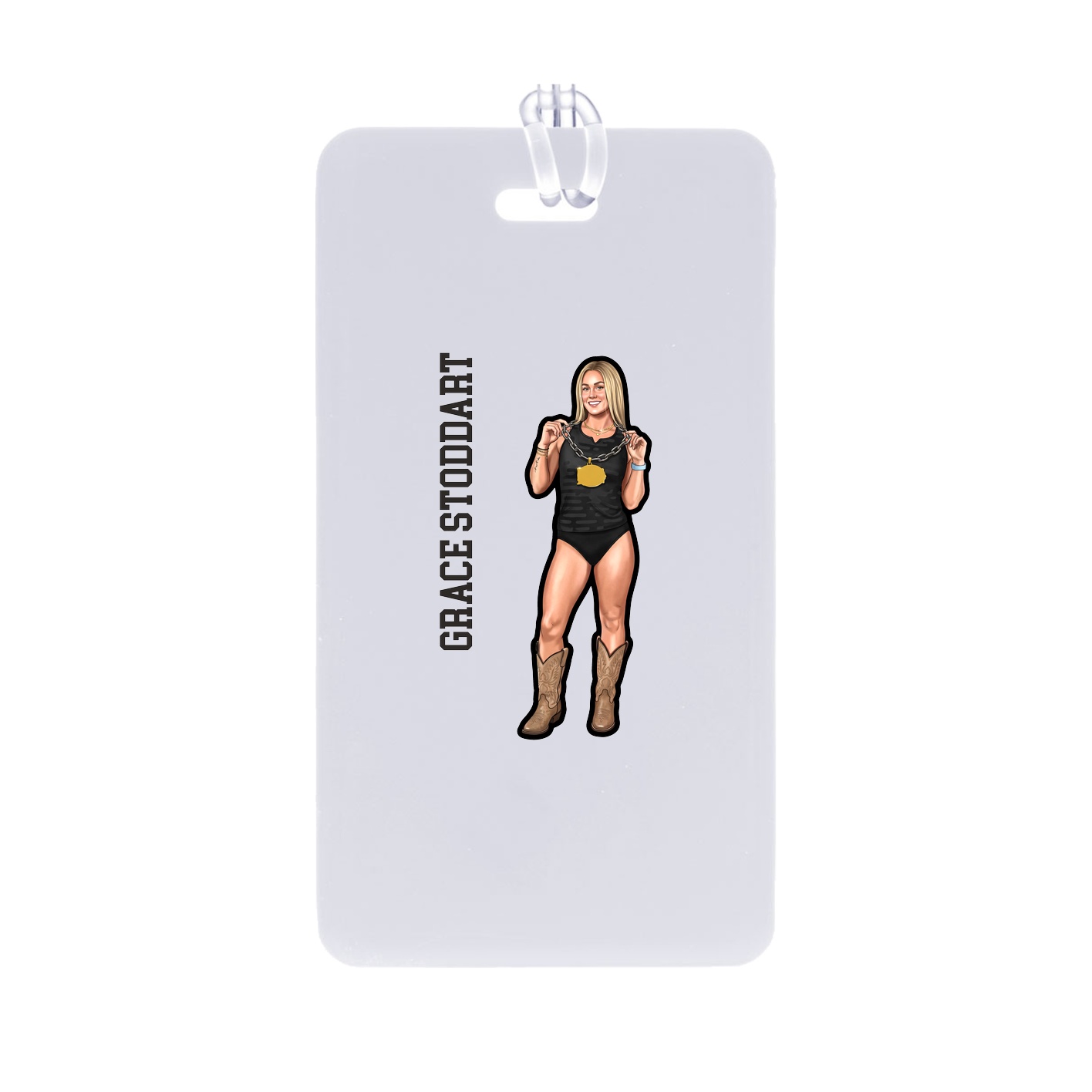 Bag Tag — Name Vertical in Classic