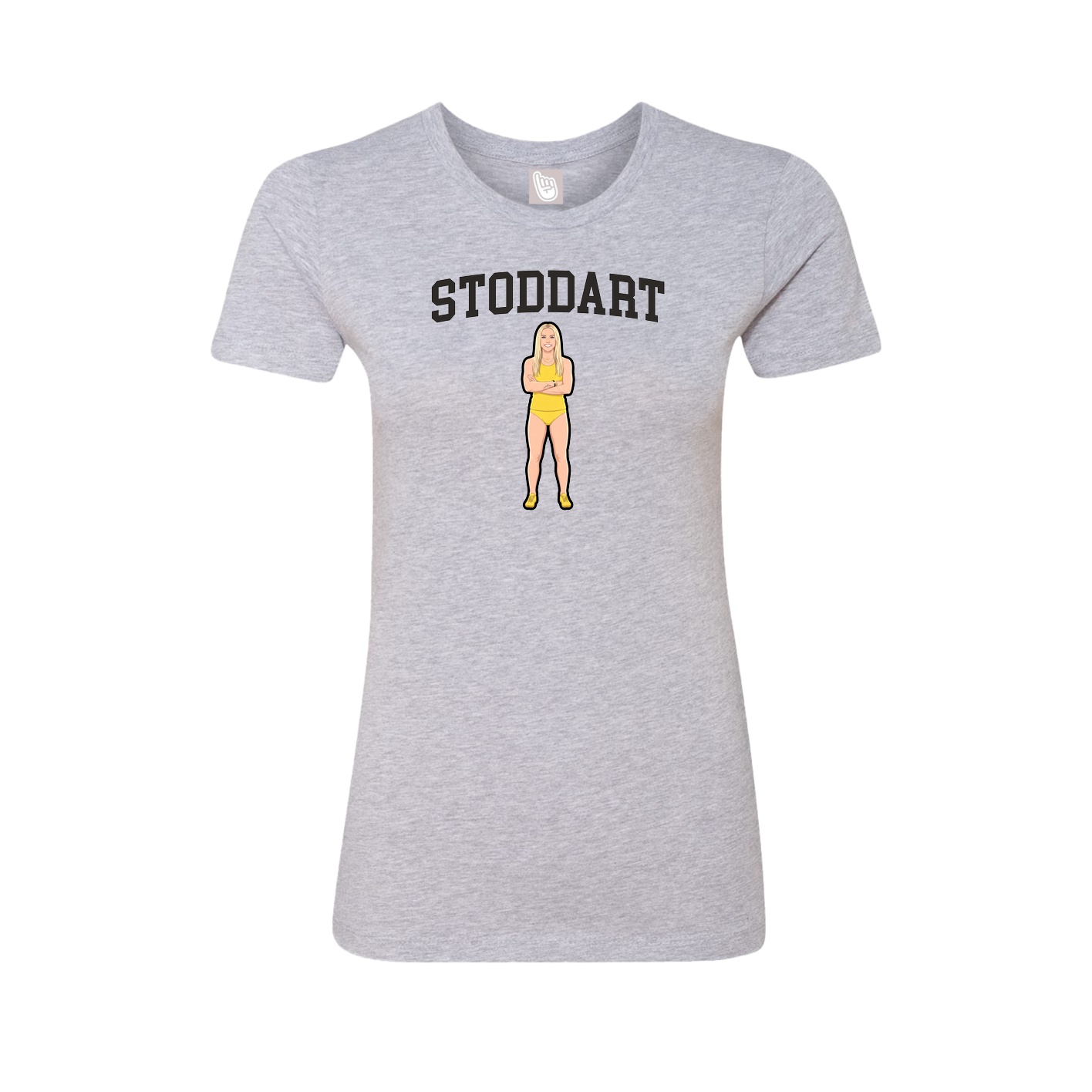 Fitted Women's Tee — Shirsey in Grey