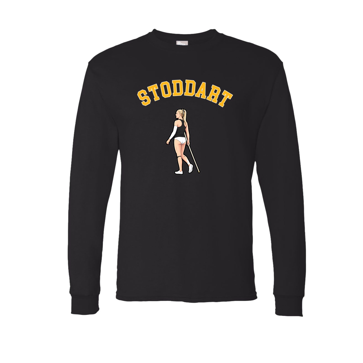 Long Sleeve Tee — Shirsey Arch in Black