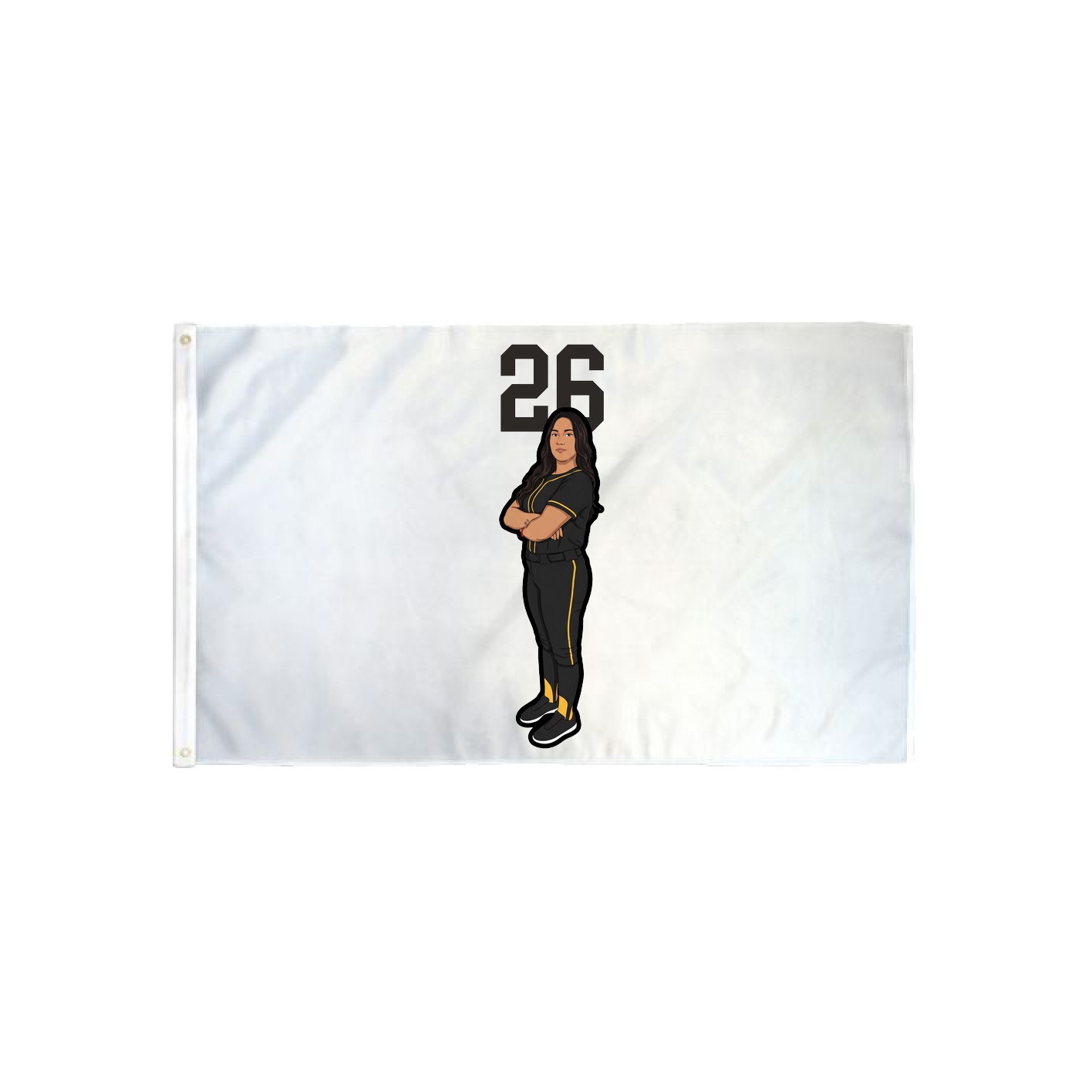 3x5 Flag — Number Top in Classic