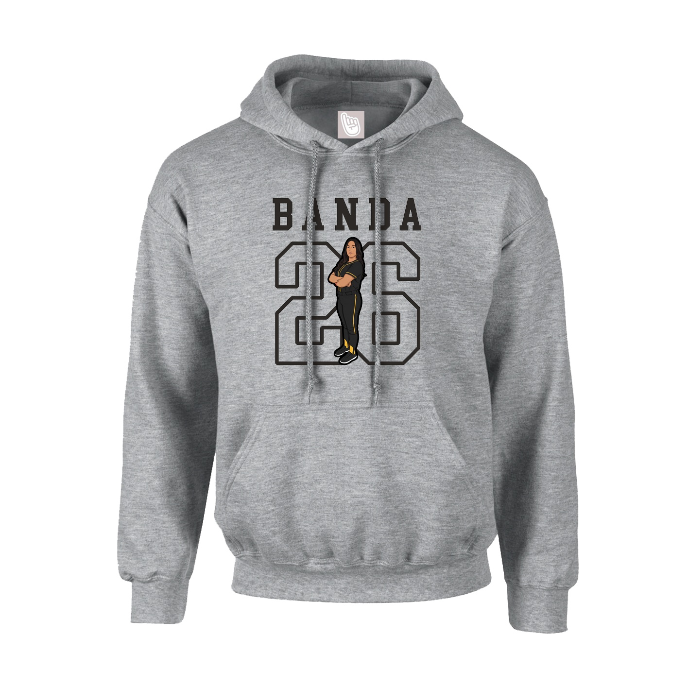 Hoodie — Shirsey in Grey