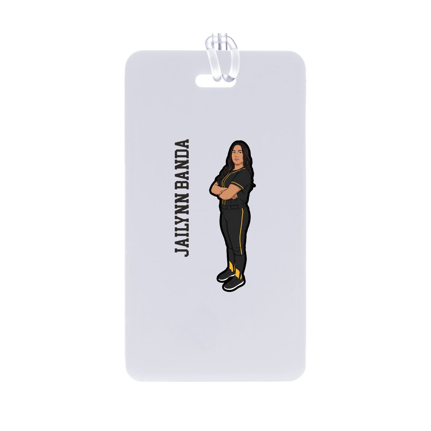 Bag Tag — Name Vertical in Classic