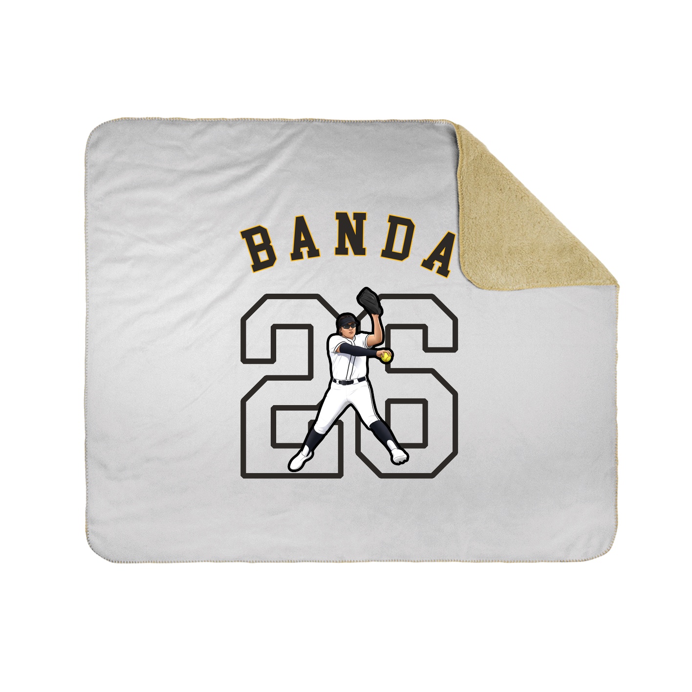 Throw Blanket — Shirsey Arch in White