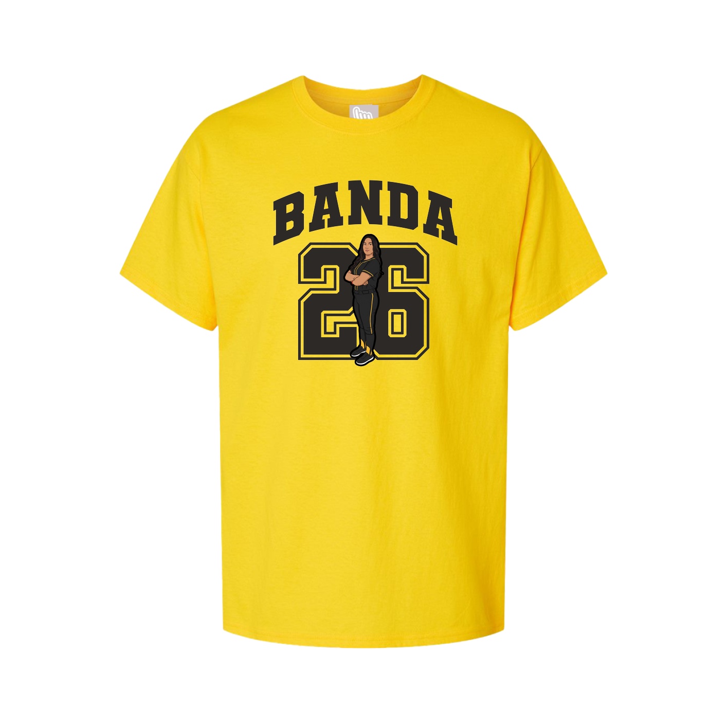 Youth Tee — Number in Gold