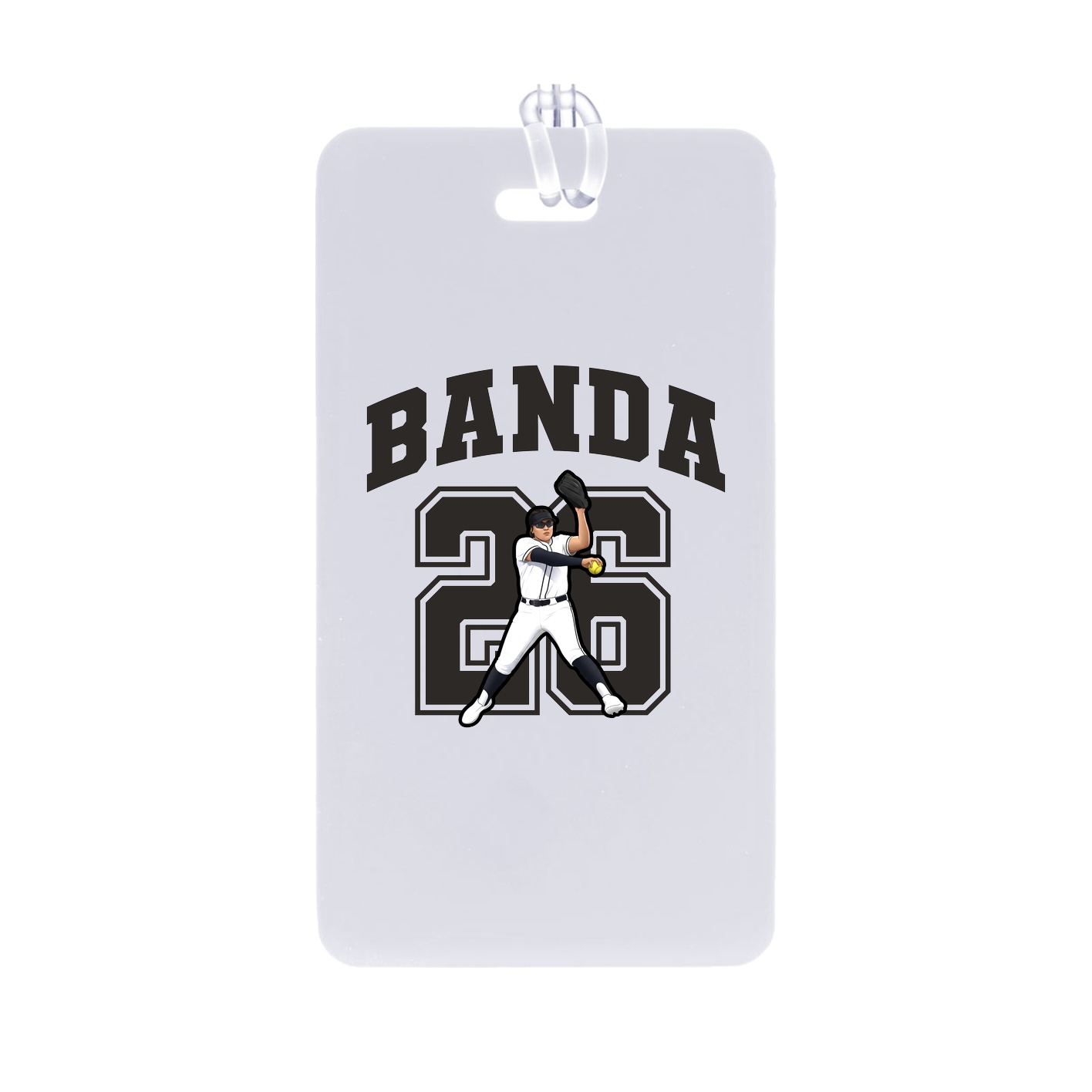 Bag Tag — Number in Classic