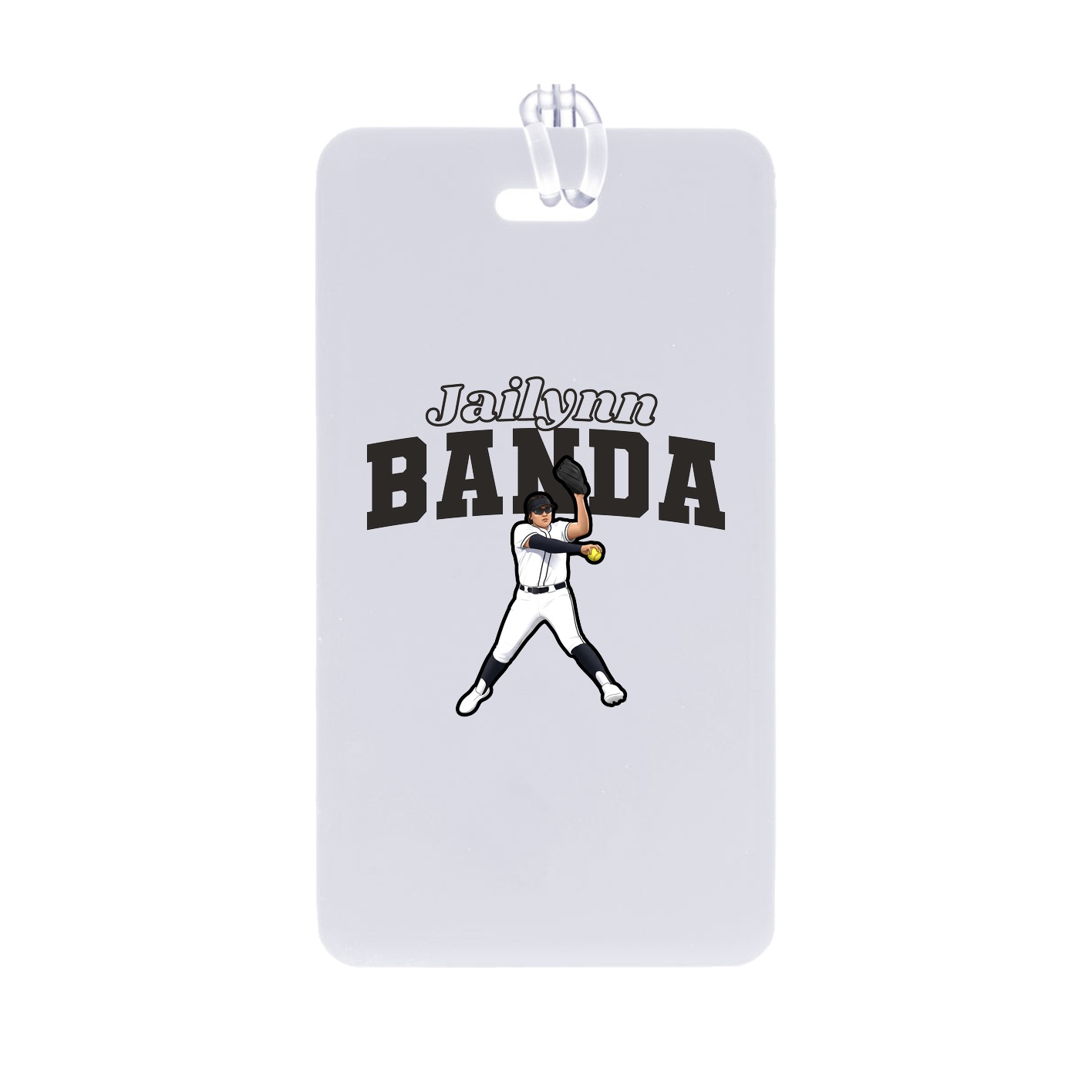 Bag Tag — Name Arch in Classic