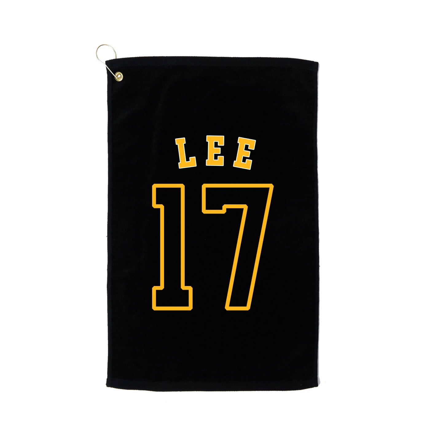 Golf Towel — Shirsey Arch in Black