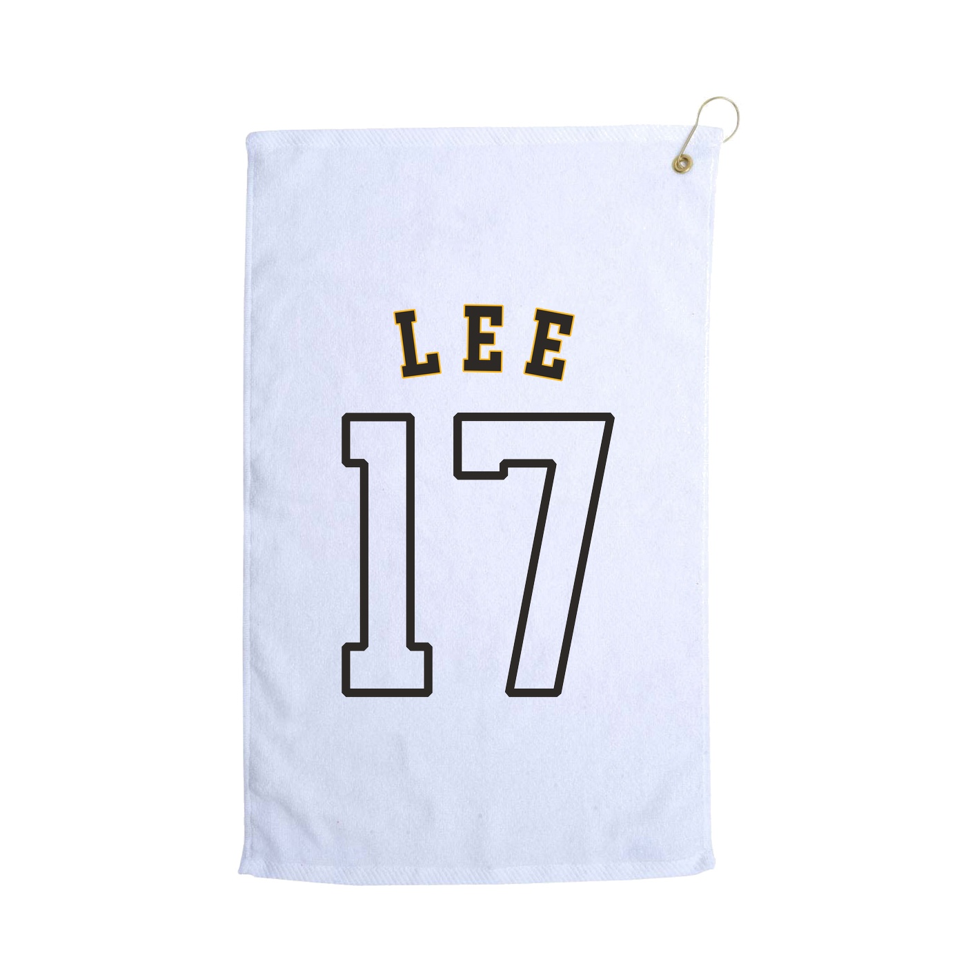Golf Towel — Shirsey Arch in White
