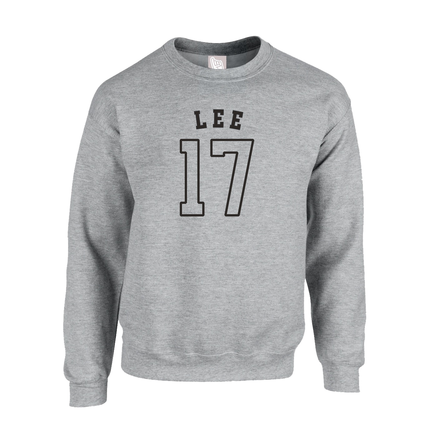 Fleece Crew — Shirsey Arch in Grey