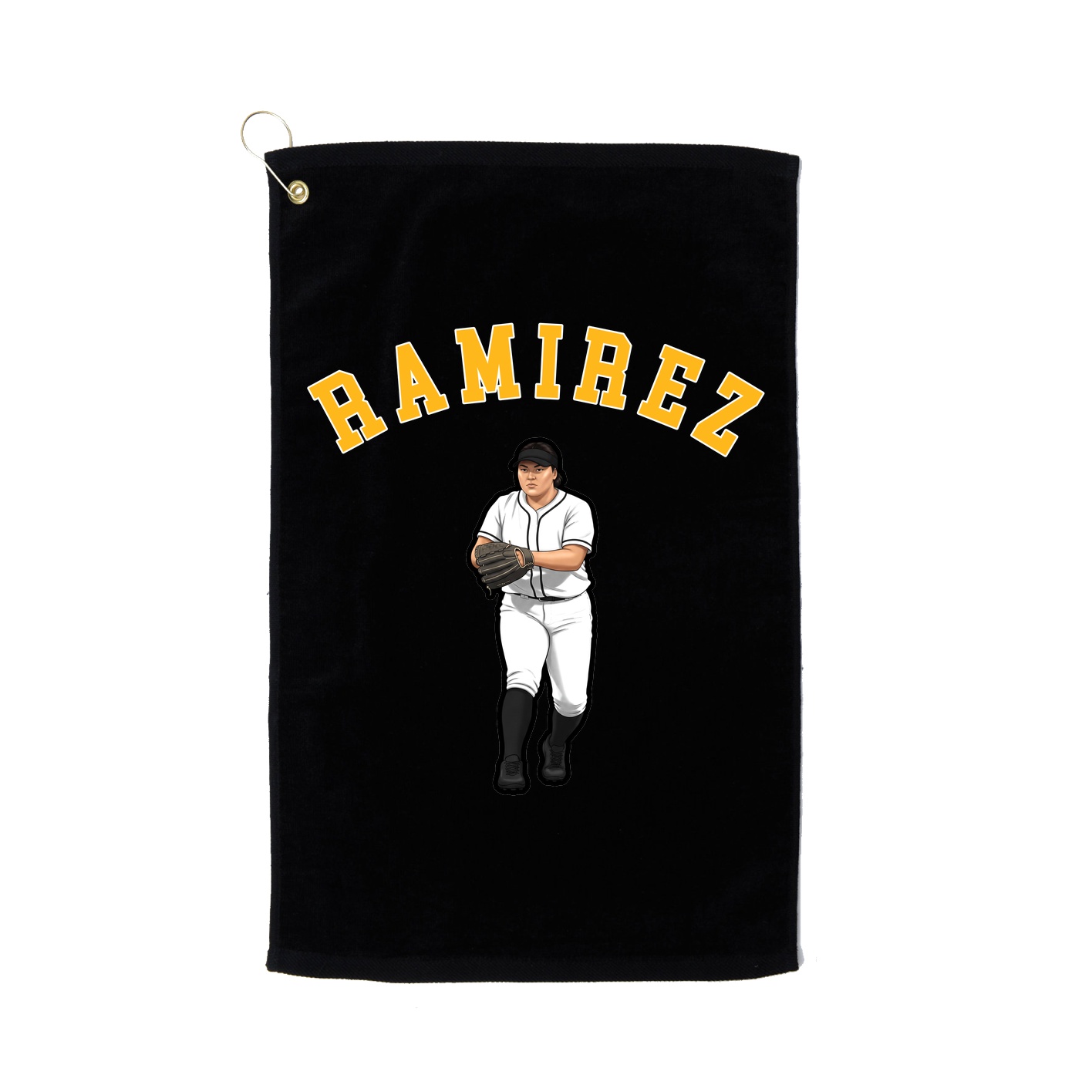 Golf Towel — Shirsey Arch in Black