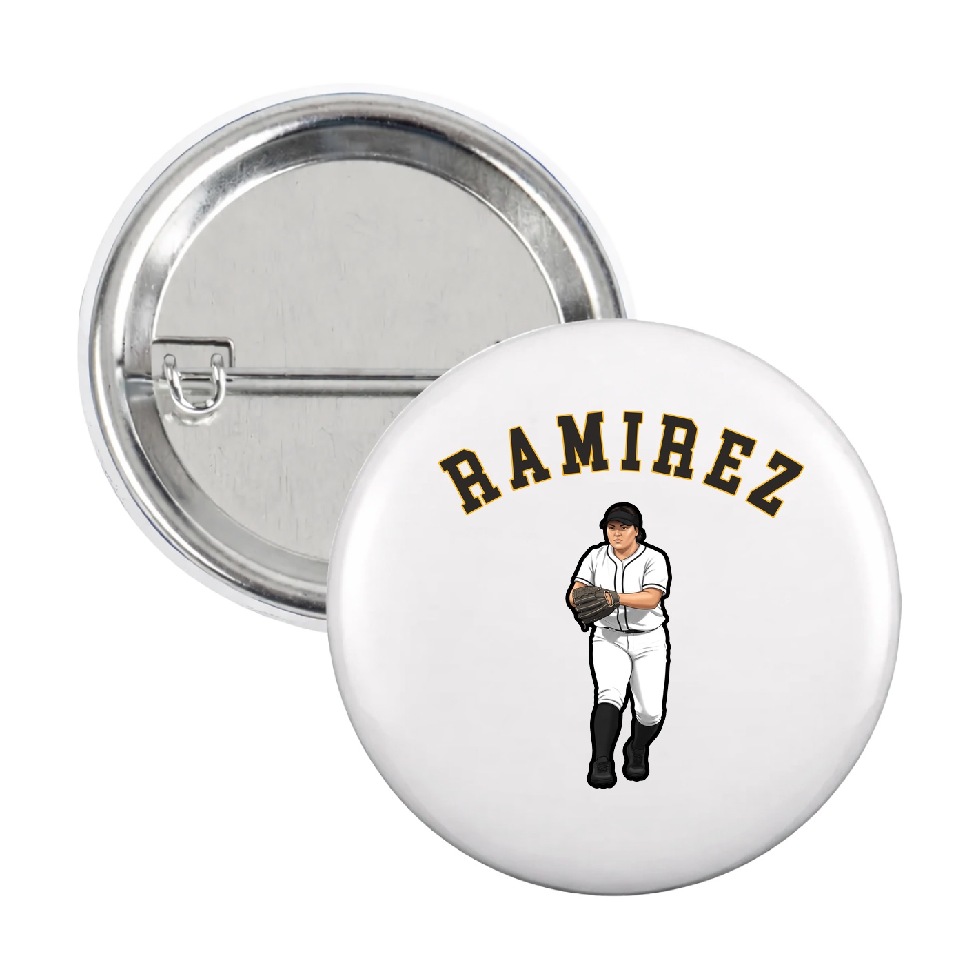 Game Day Button — Shirsey Arch in White