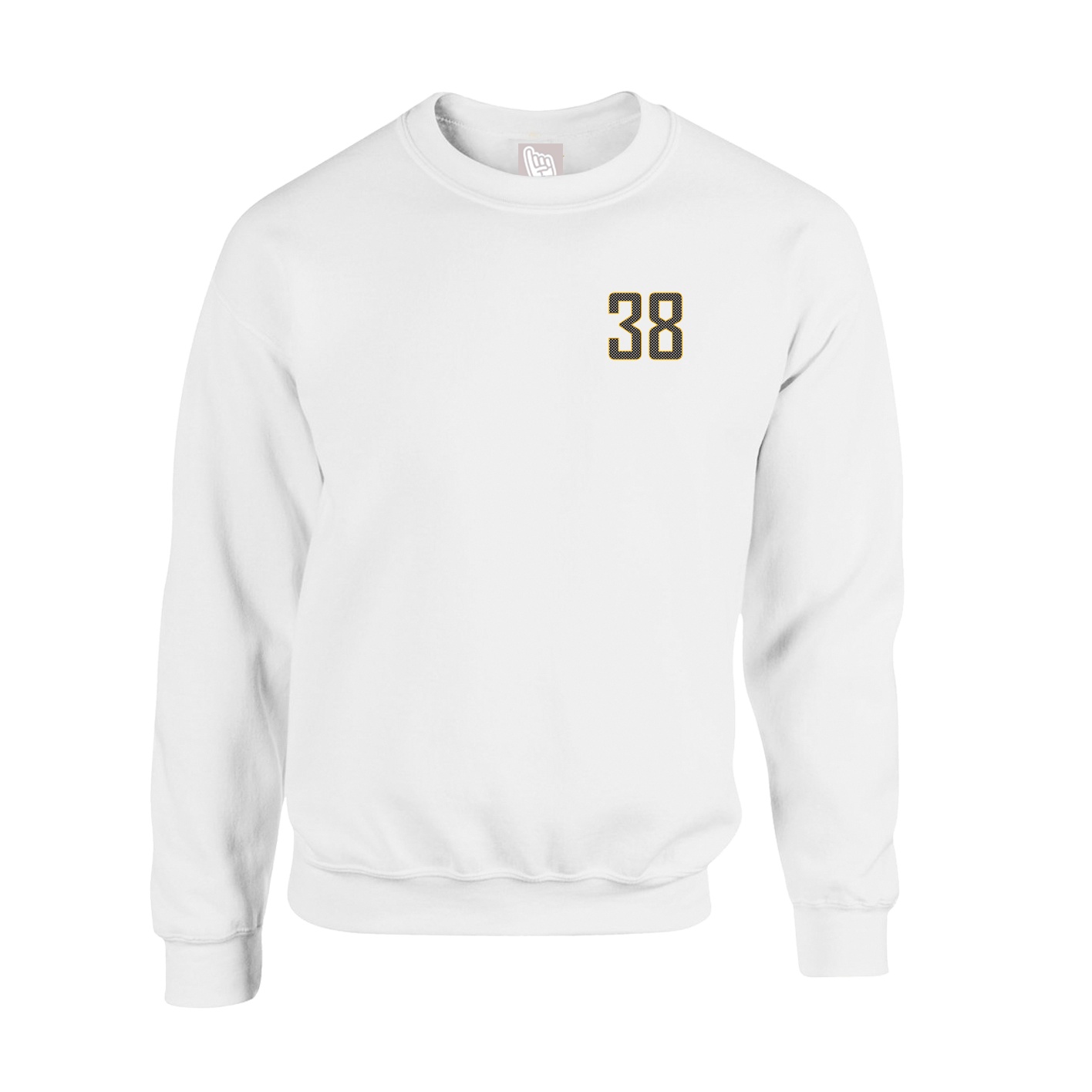 Fleece Crew — Front Shirsy in White