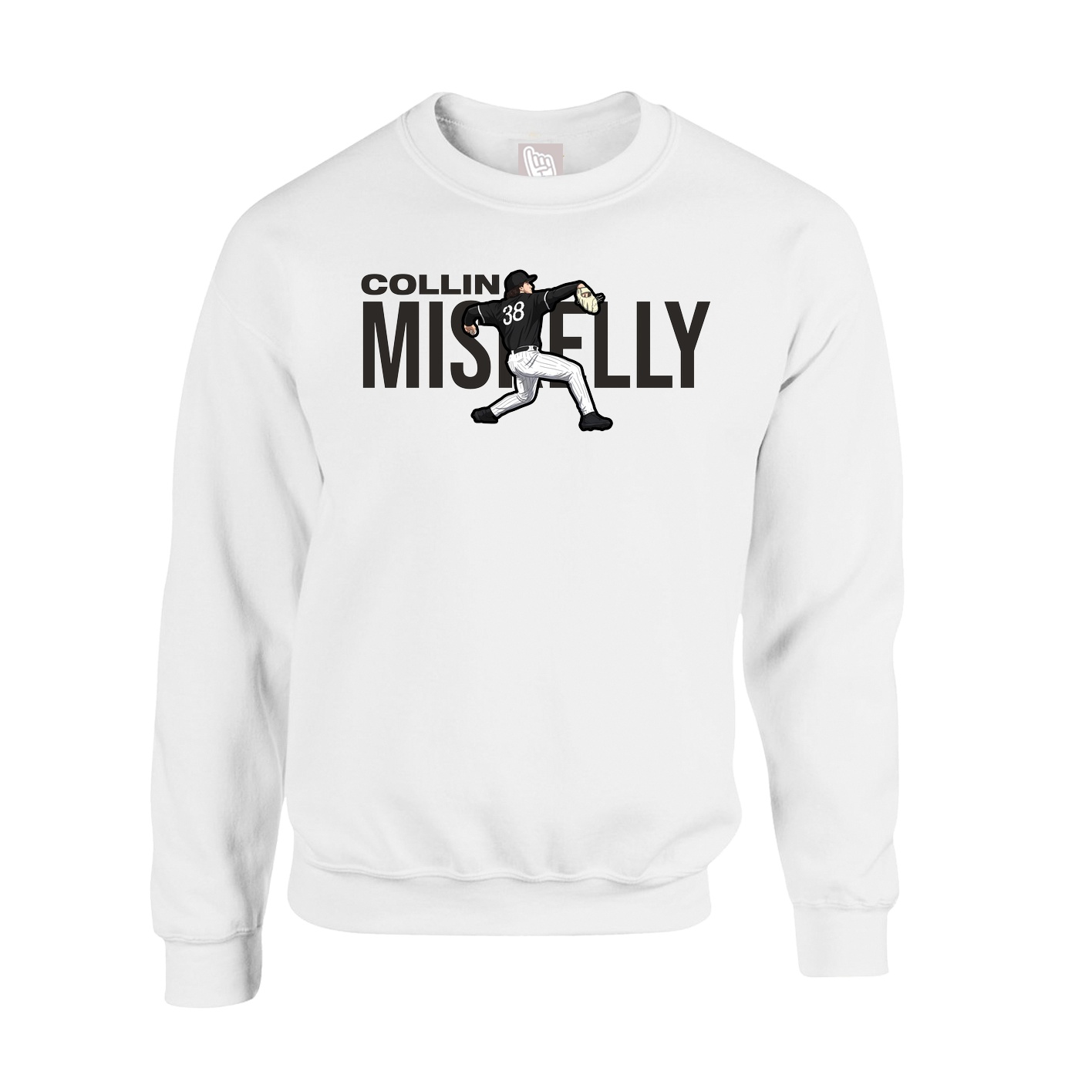 Fleece Crew — Player Name in White