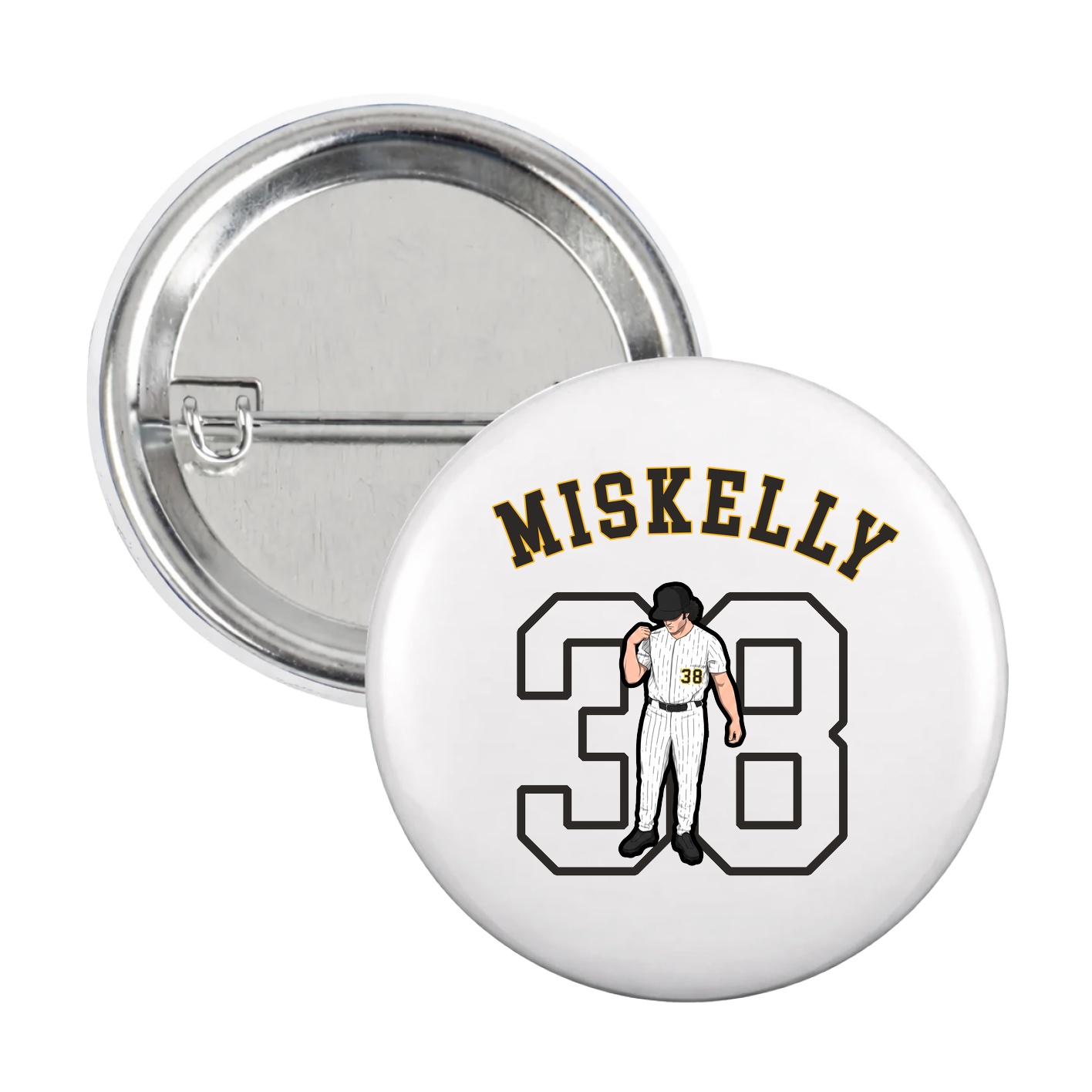 Game Day Button — Shirsey Arch in White