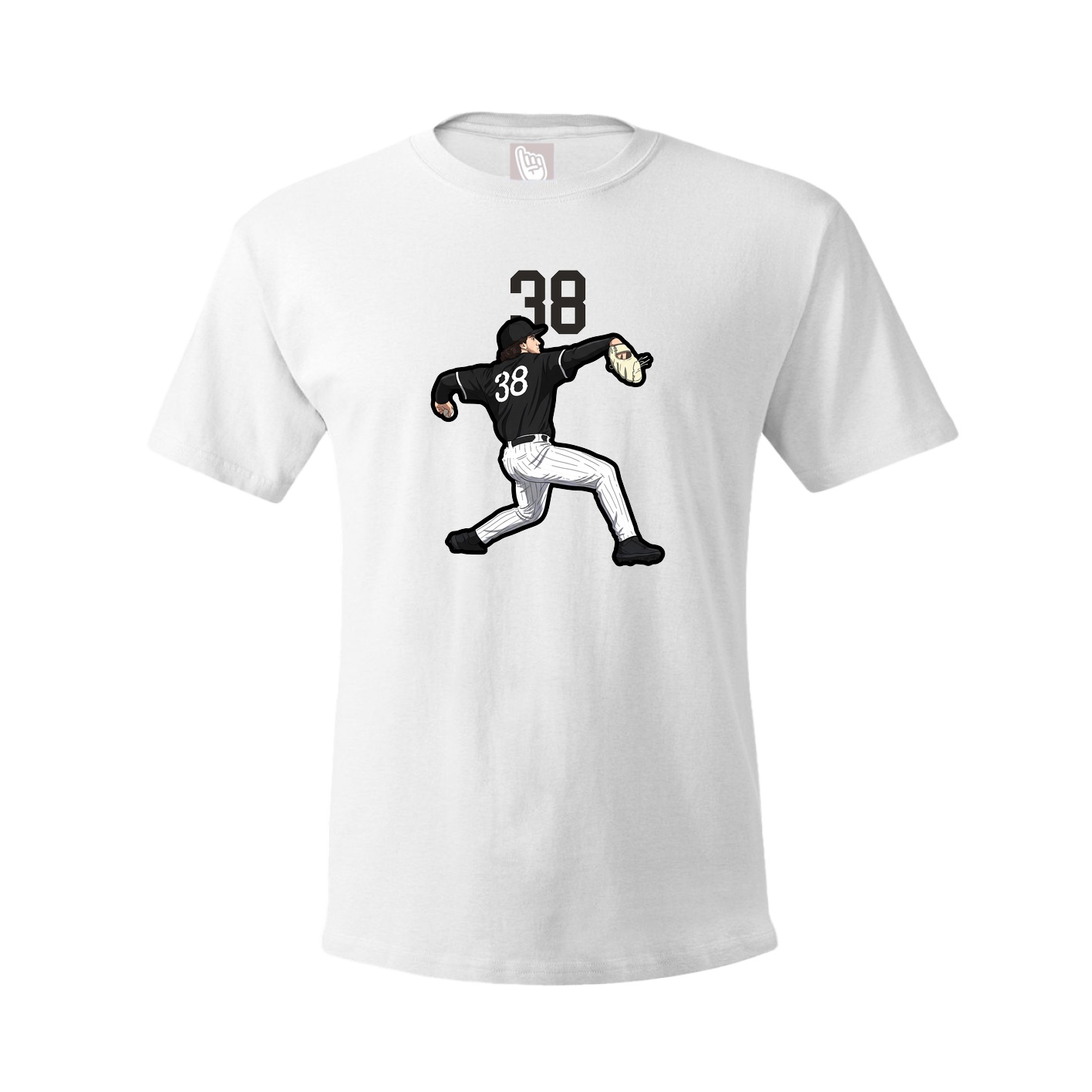 Tee — Number Top in White